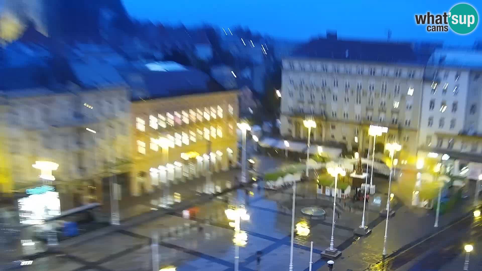 Plaza Ban Jelačić camera en vivo Zagreb – Hotel Dubrovnik