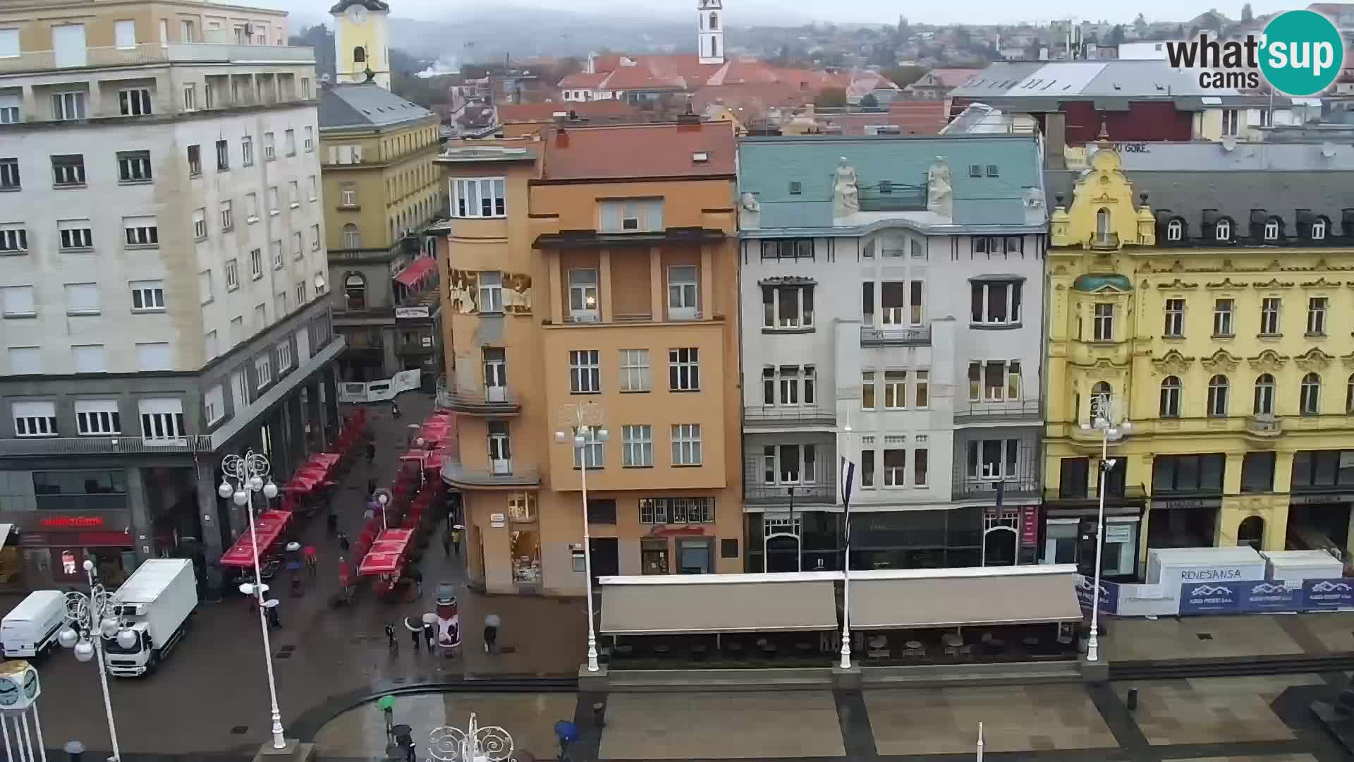 Ban Jelačić Platz  Live webcam Zagreb – Hotel Dubrovnik