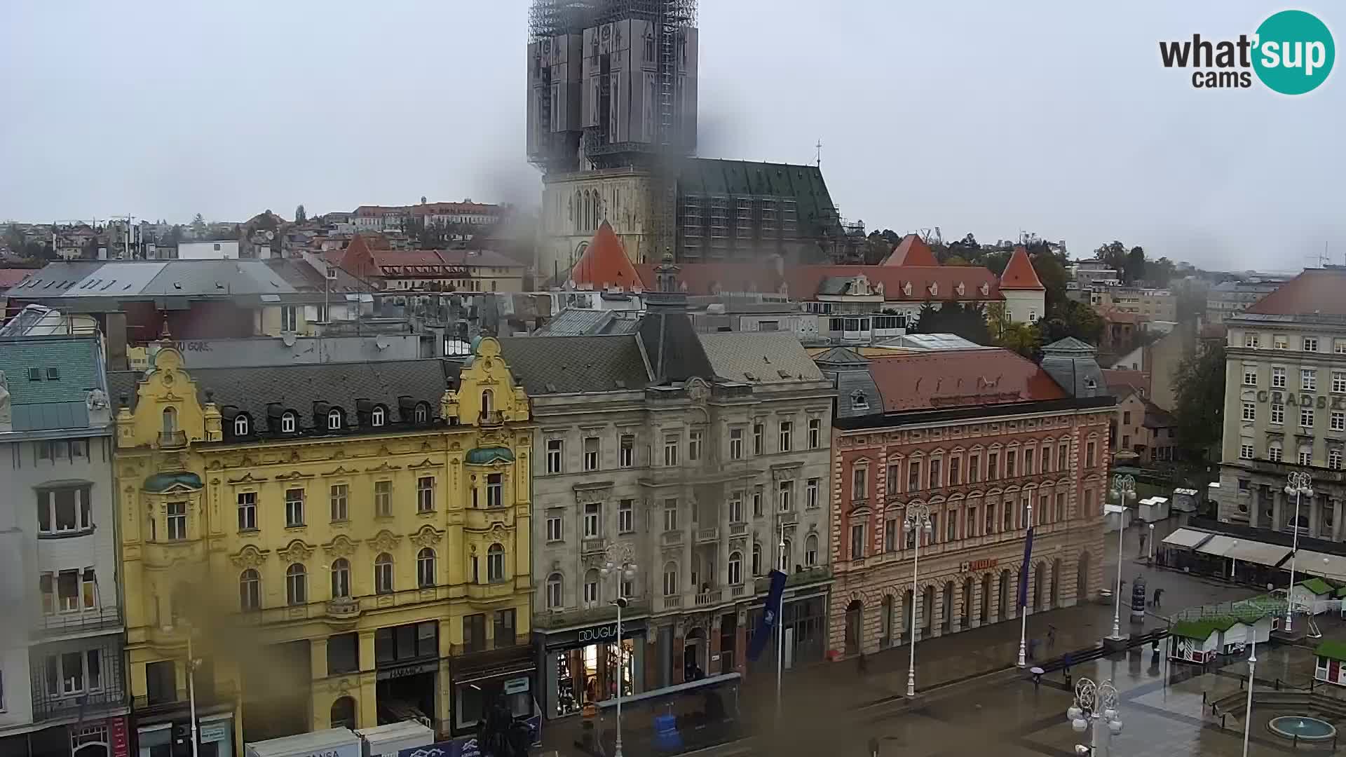 Kamera v živo Zagreb – Trg Bana Jelačića