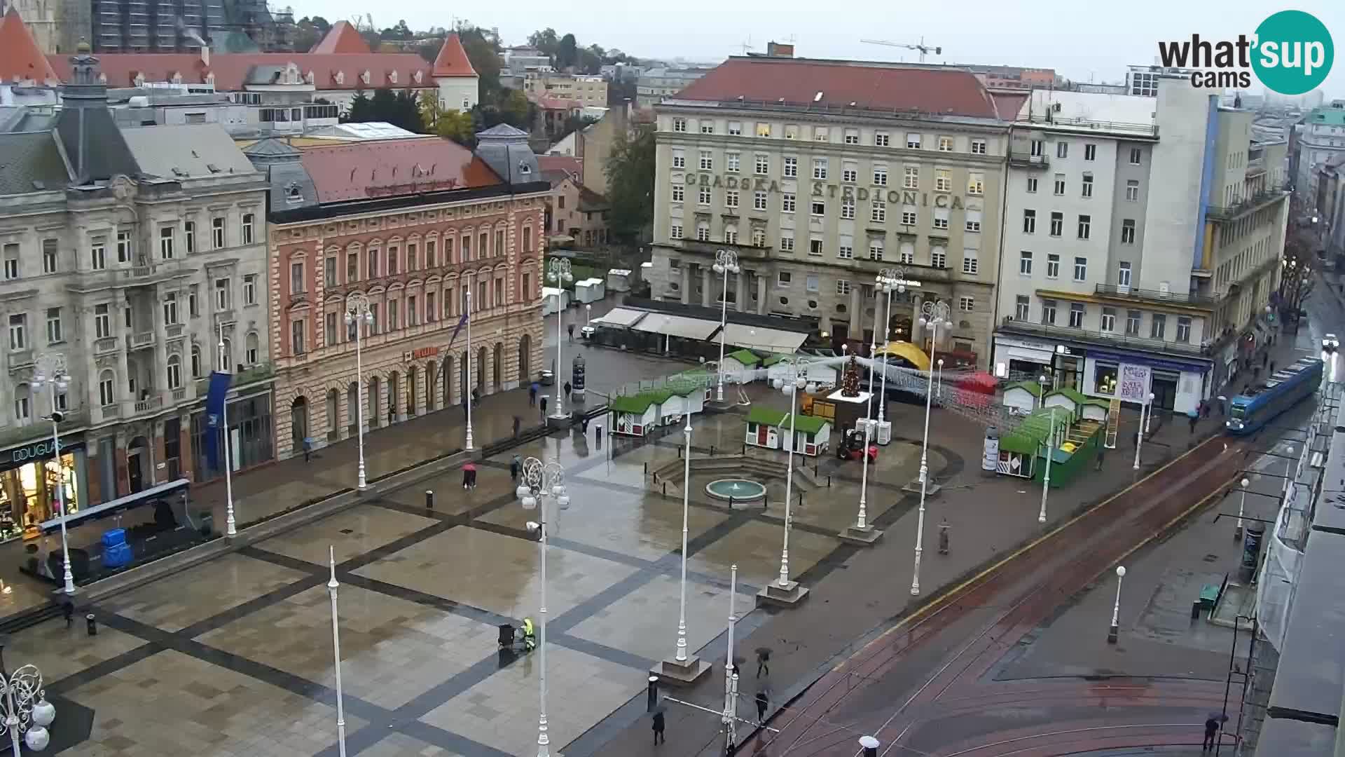 Ban Jelačić Platz  Live webcam Zagreb – Hotel Dubrovnik