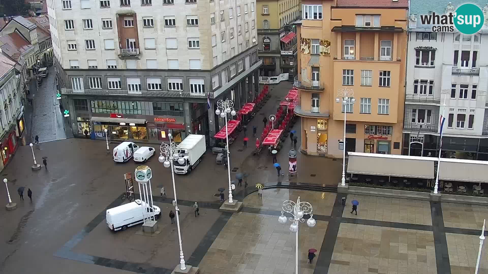 Webcam live Zagreb – Piazza Ban Jelačić