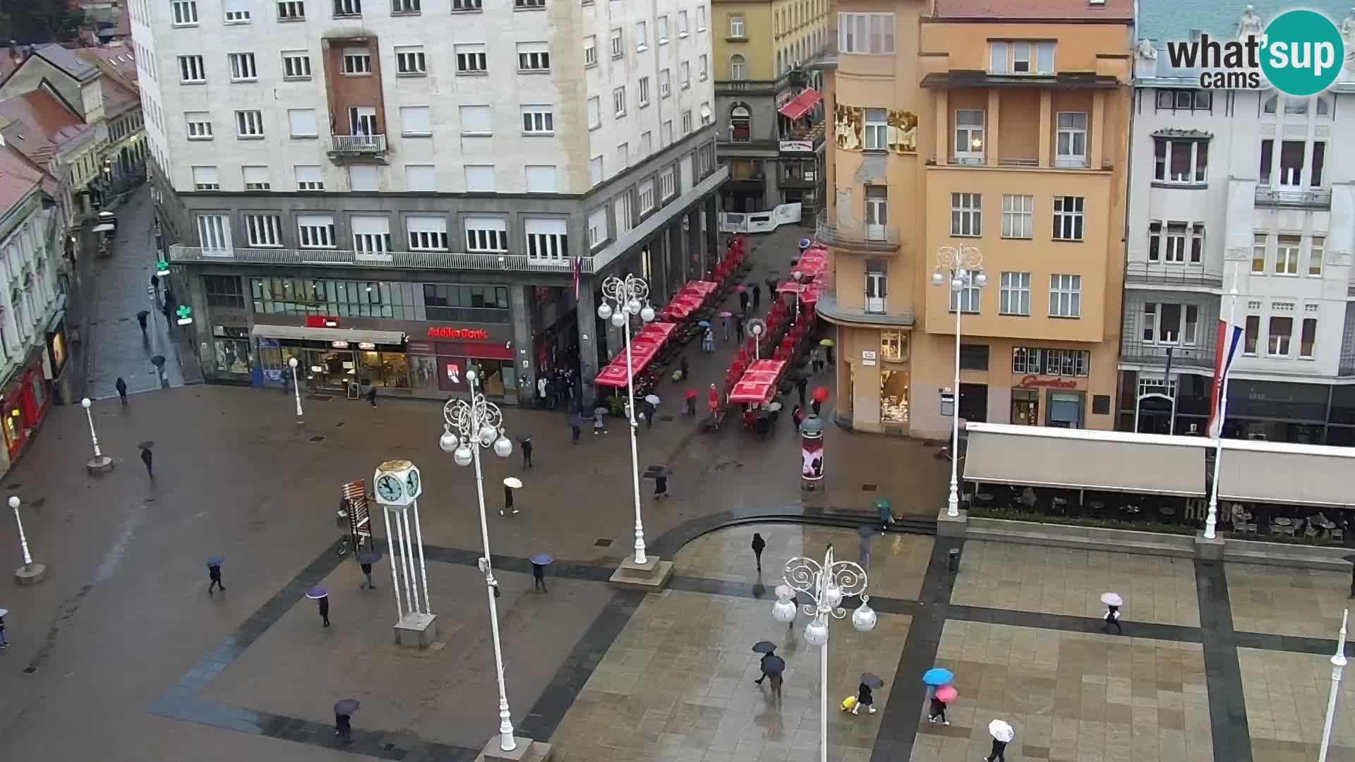 Plaza Ban Jelačić camera en vivo Zagreb – Hotel Dubrovnik