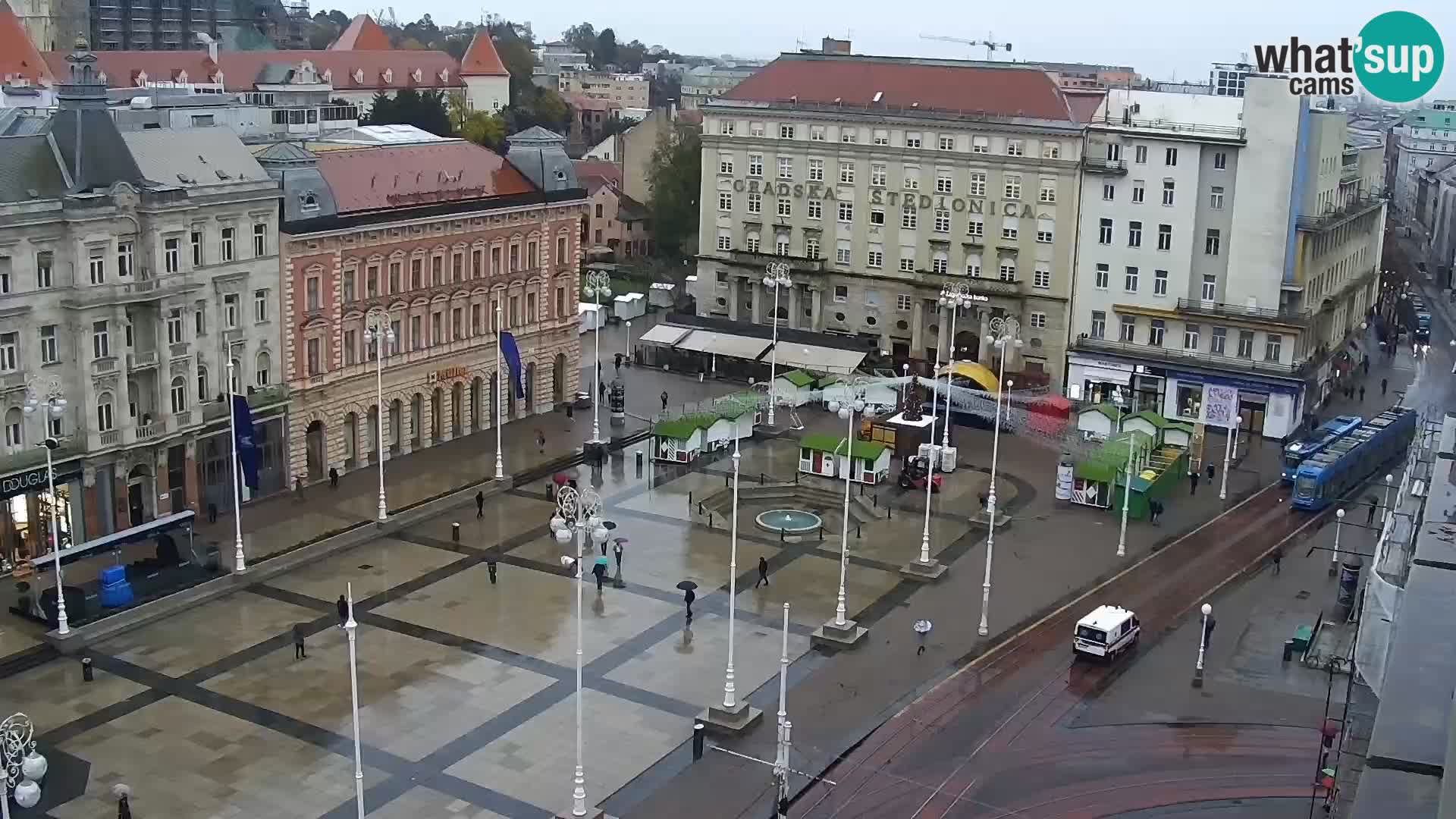 Piazza Ban Jelačić livecam Zagreb – Hotel Dubrovnik