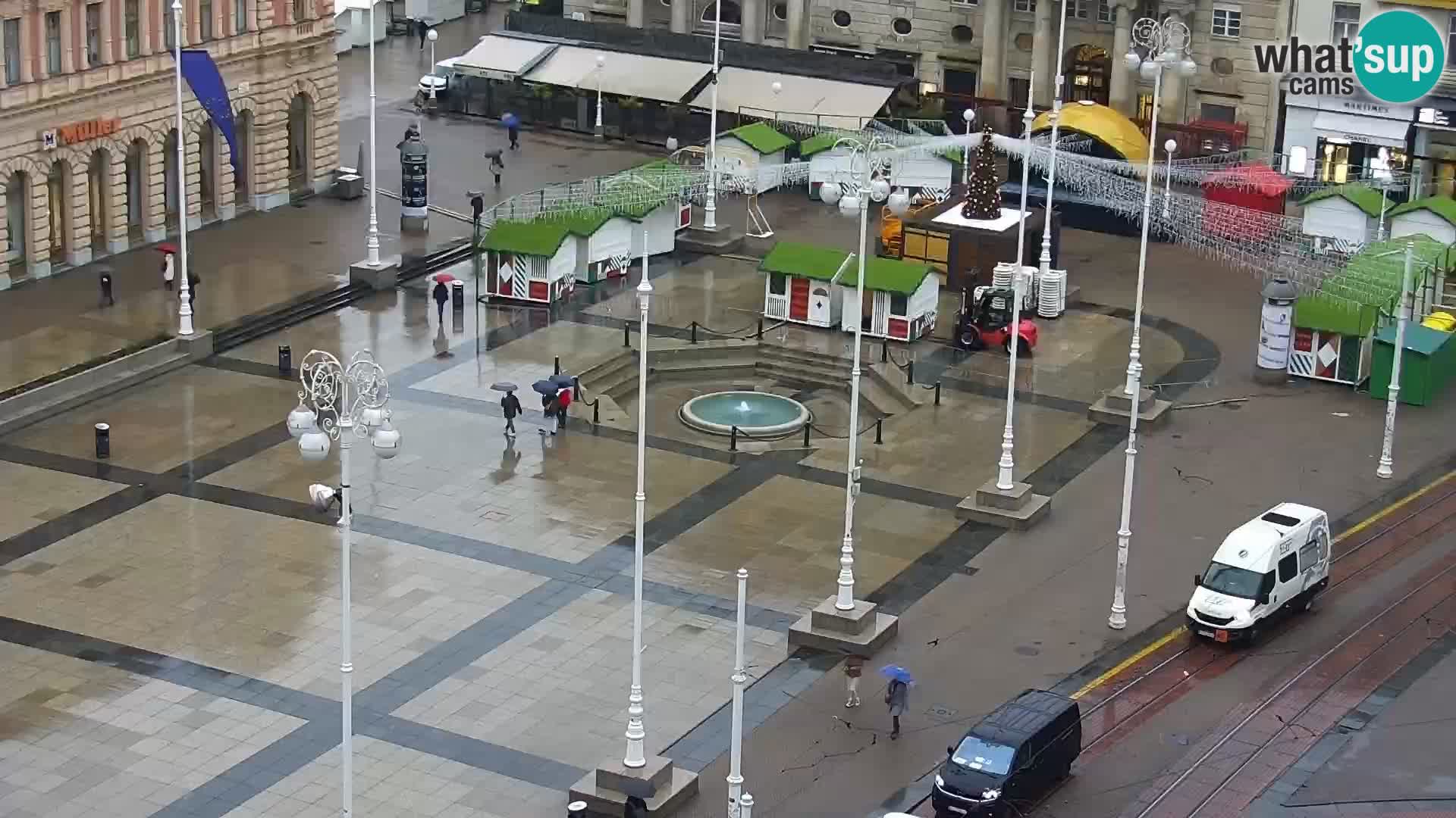 Piazza Ban Jelačić livecam Zagreb – Hotel Dubrovnik