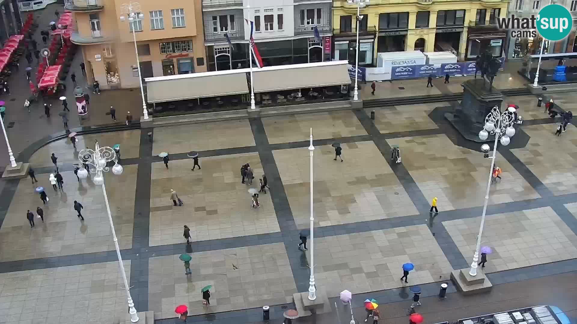 Webcam live Zagreb – Ban Jelačić Platz