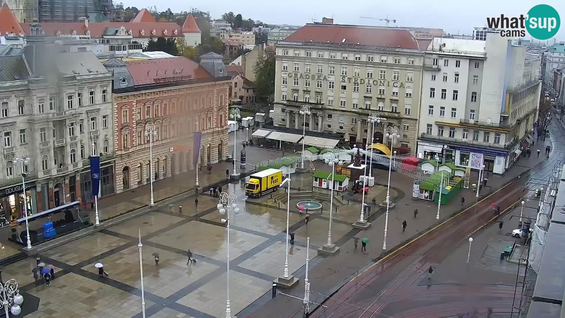 Trg Bana Jelačića web kamera Zagreb – Hotel Dubrovnik