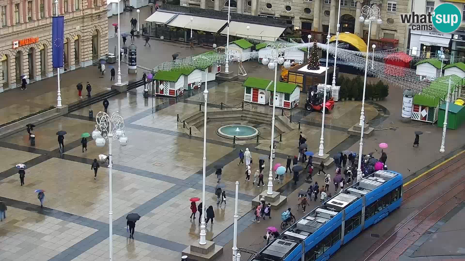 Piazza Ban Jelačić livecam Zagreb – Hotel Dubrovnik