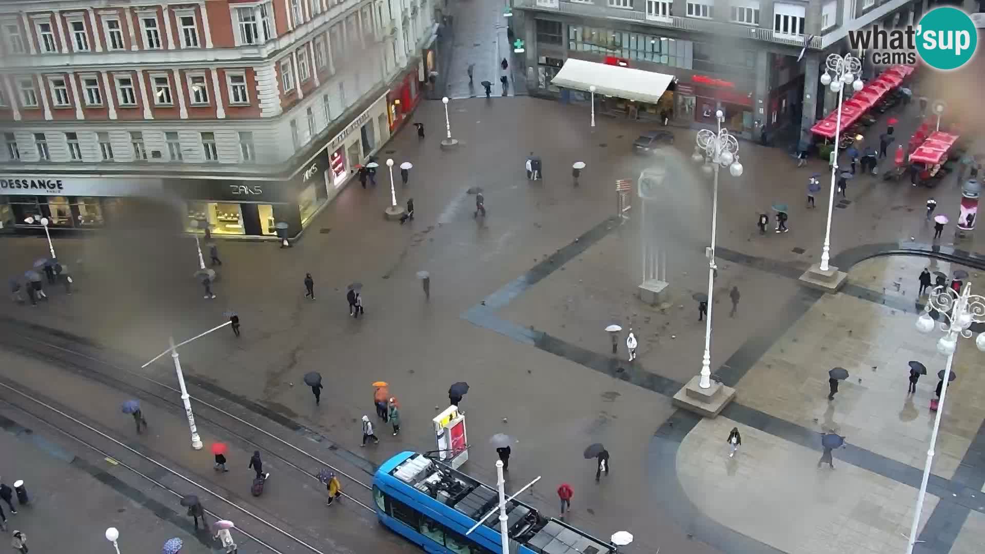 Ban Jelačić Platz  Live webcam Zagreb – Hotel Dubrovnik