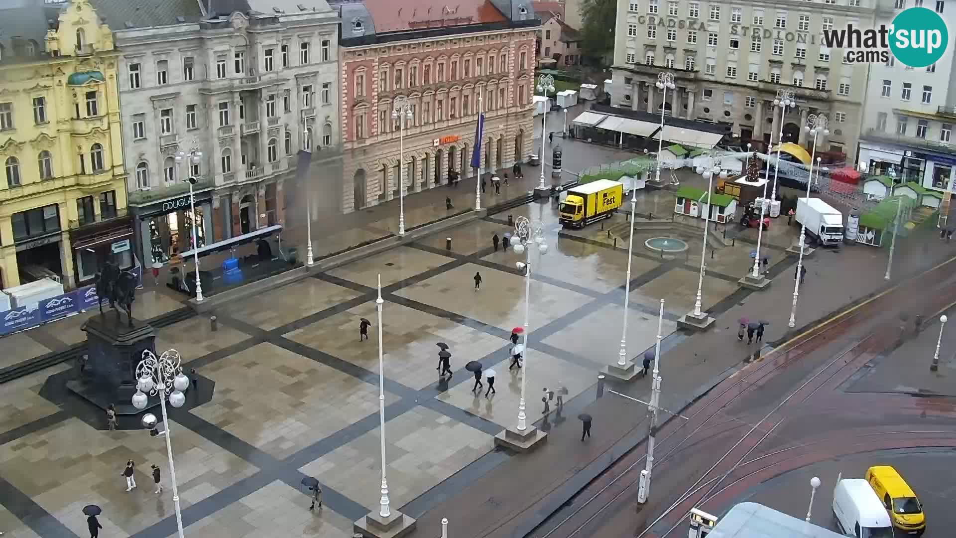 Ban Jelačić Platz  Live webcam Zagreb – Hotel Dubrovnik