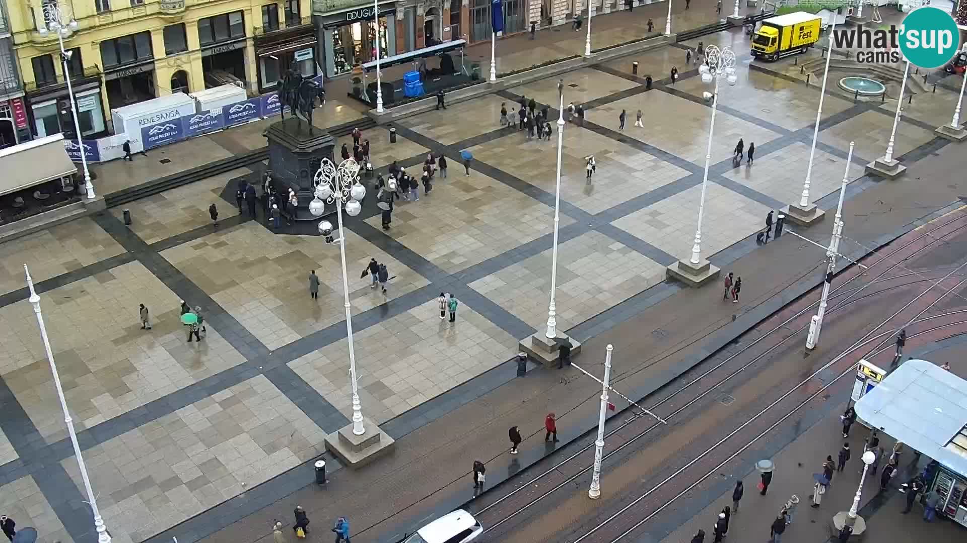 Ban Jelačić Platz  Live webcam Zagreb – Hotel Dubrovnik