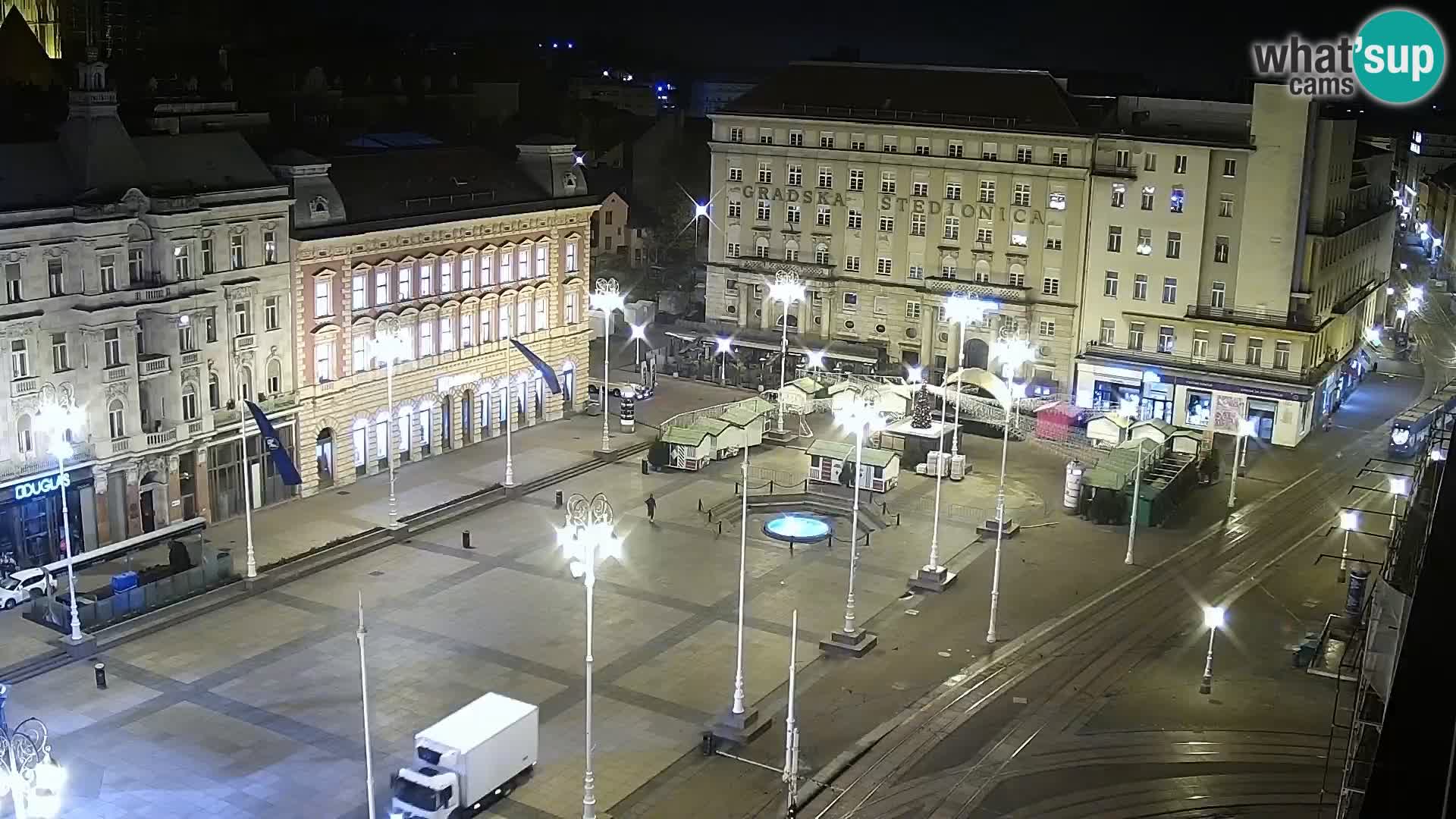 Webcam live Zagreb – Piazza Ban Jelačić