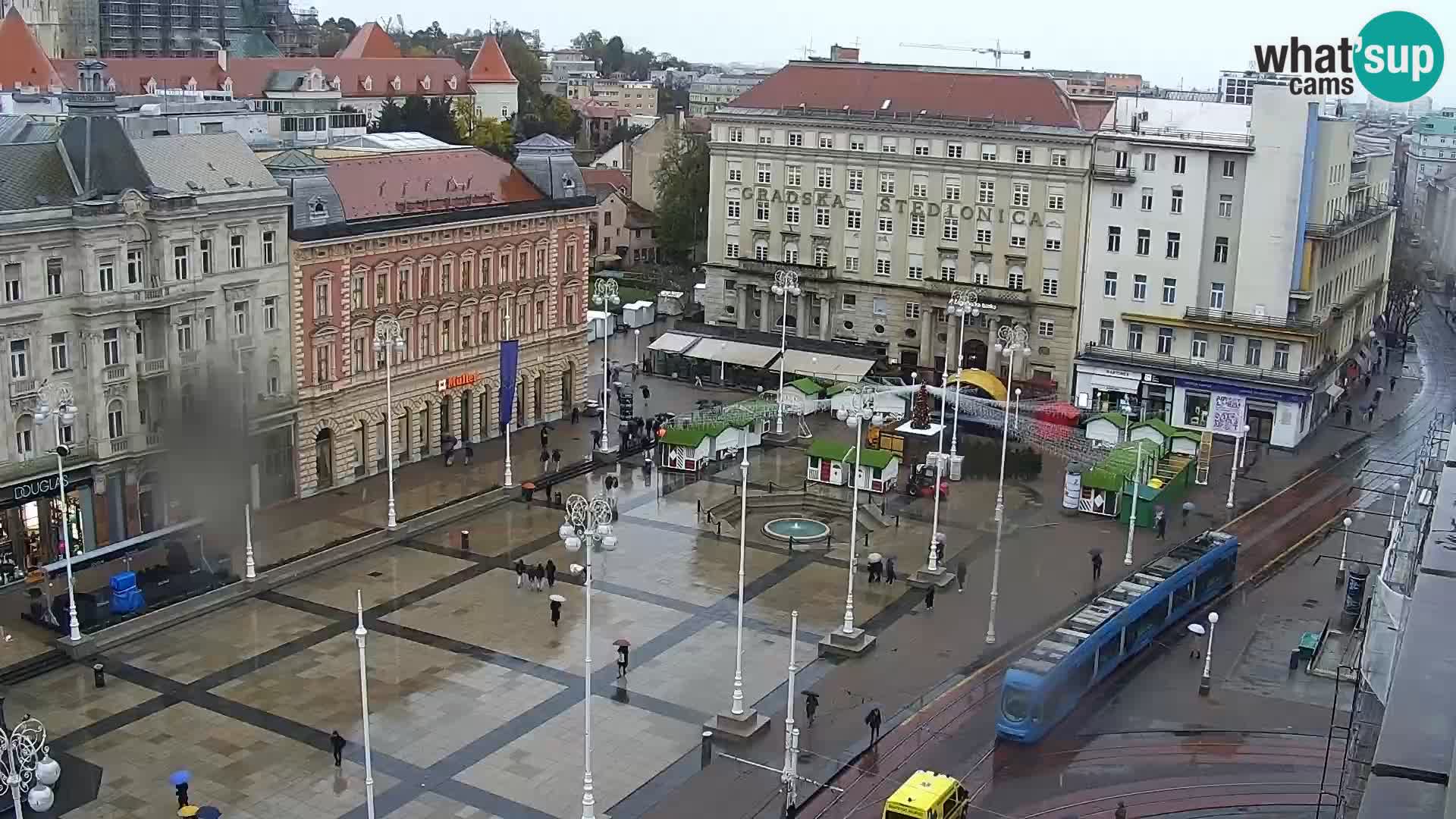 Piazza Ban Jelačić livecam Zagreb – Hotel Dubrovnik