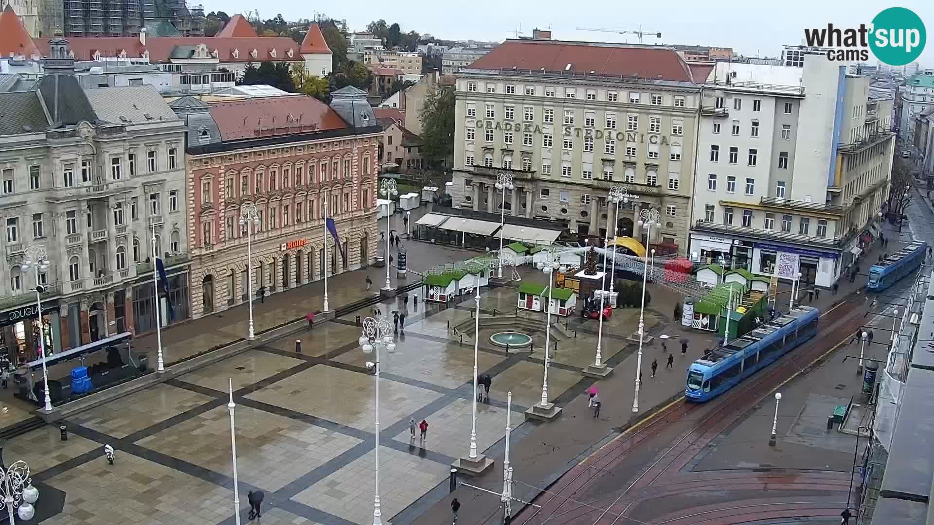 Webcam live Zagreb – Piazza Ban Jelačić