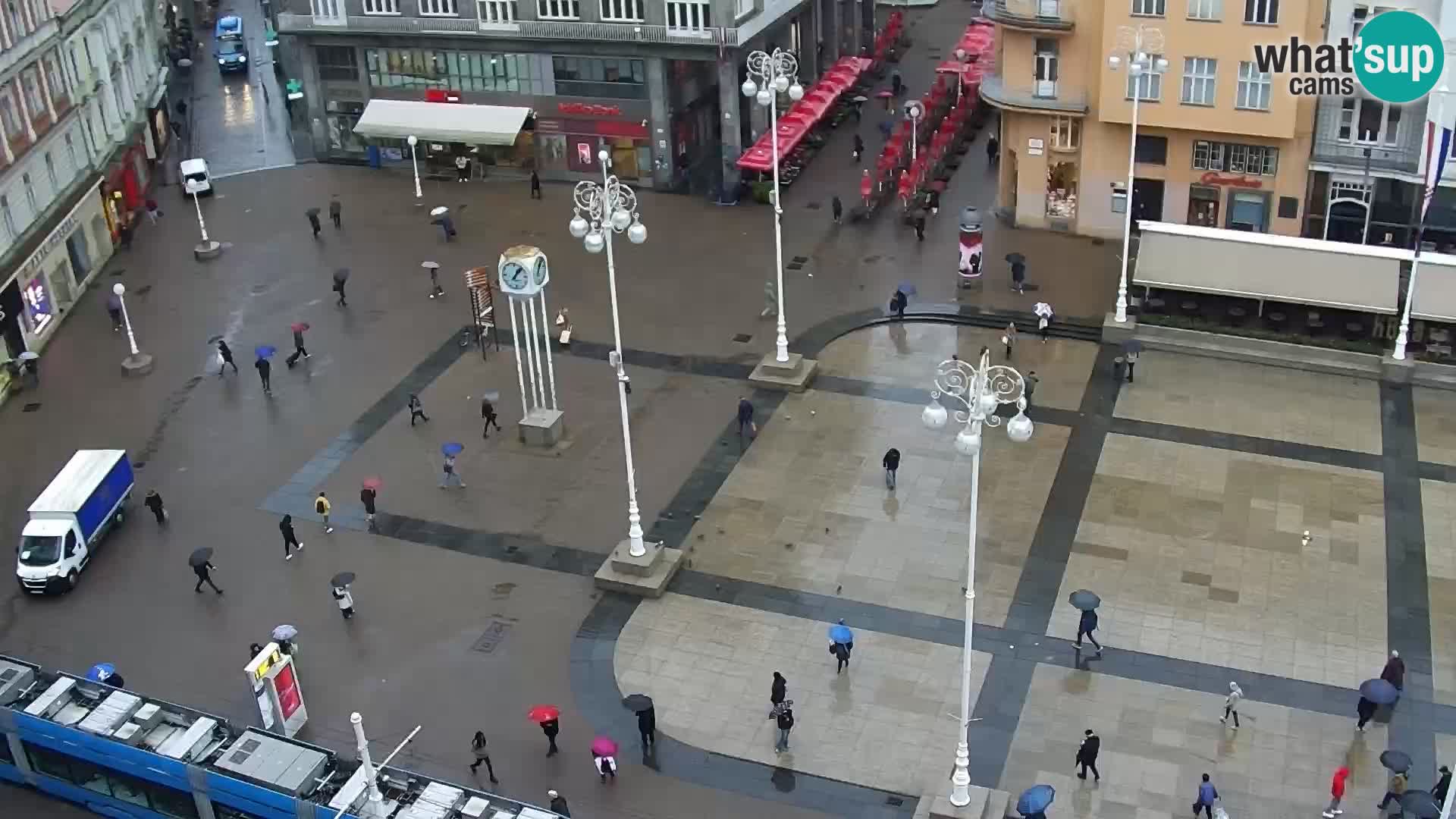 Webcam live Zagreb – Piazza Ban Jelačić