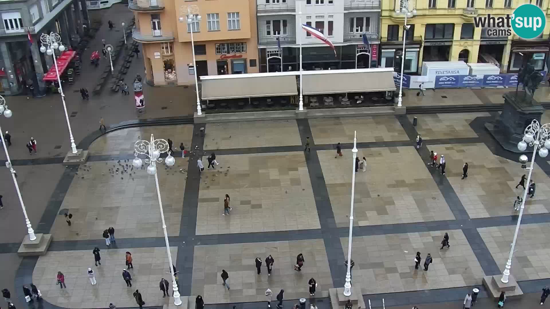 Piazza Ban Jelačić livecam Zagreb – Hotel Dubrovnik