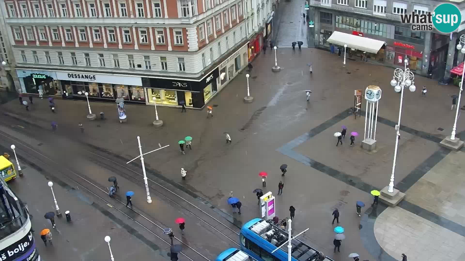 Piazza Ban Jelačić livecam Zagreb – Hotel Dubrovnik