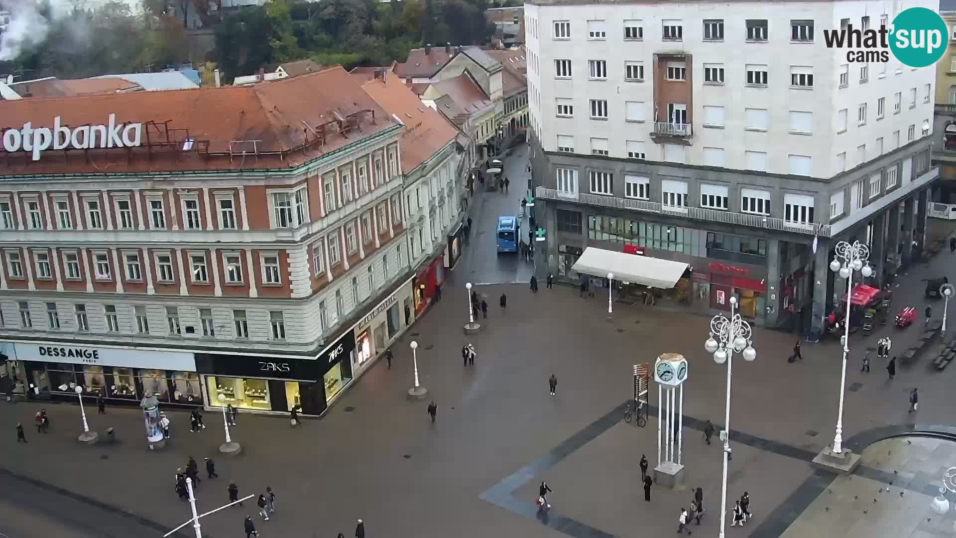 Piazza Ban Jelačić livecam Zagreb – Hotel Dubrovnik