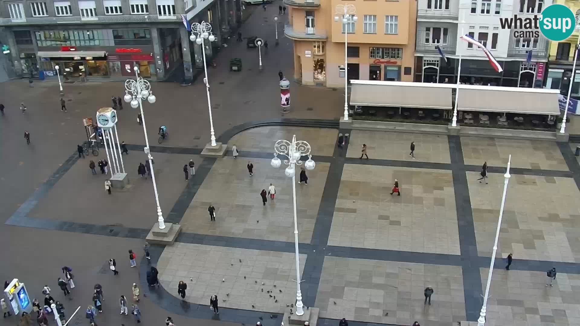 Webcam live Zagreb – Piazza Ban Jelačić