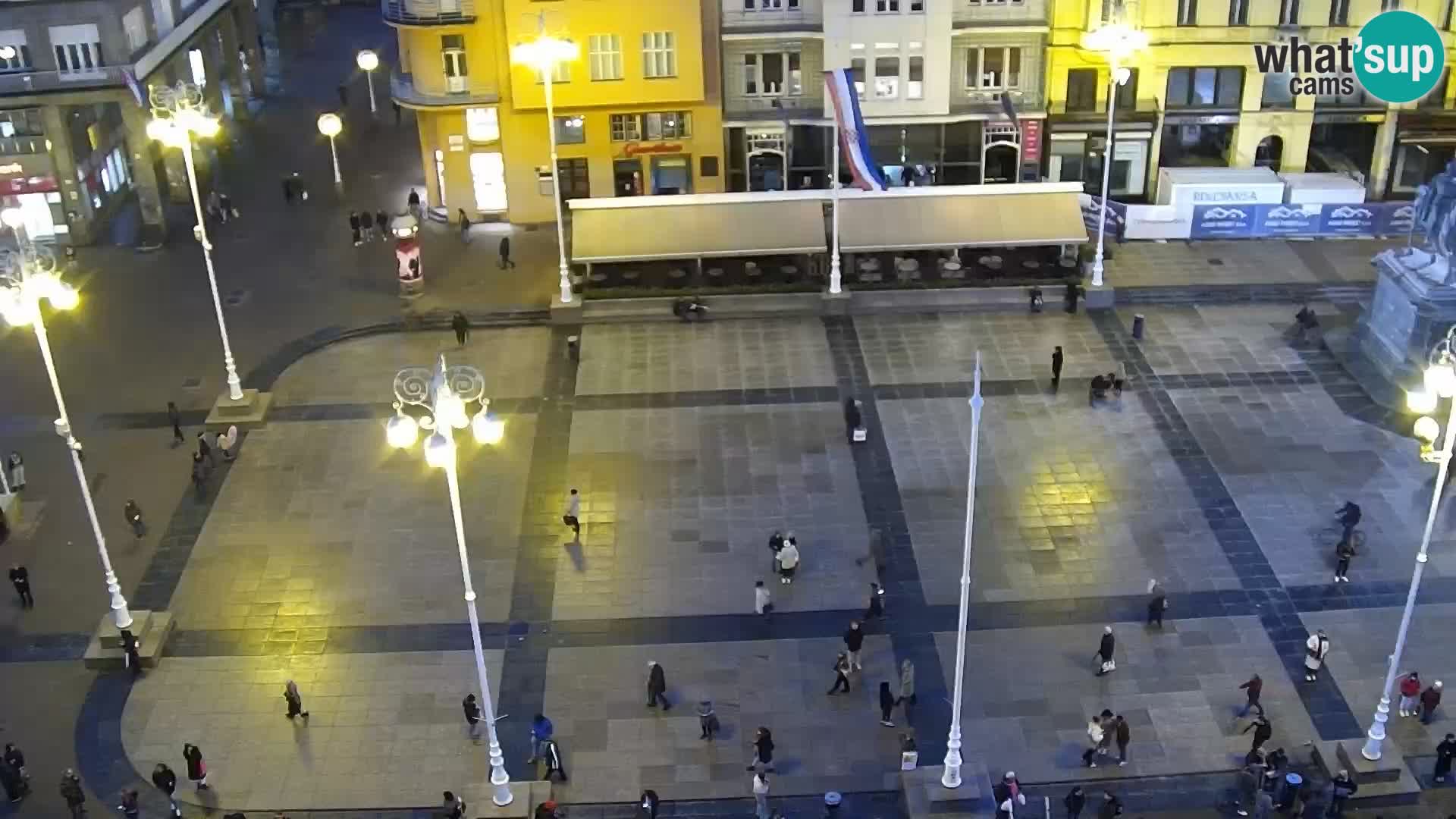 Plaza Ban Jelačić camera en vivo Zagreb – Hotel Dubrovnik