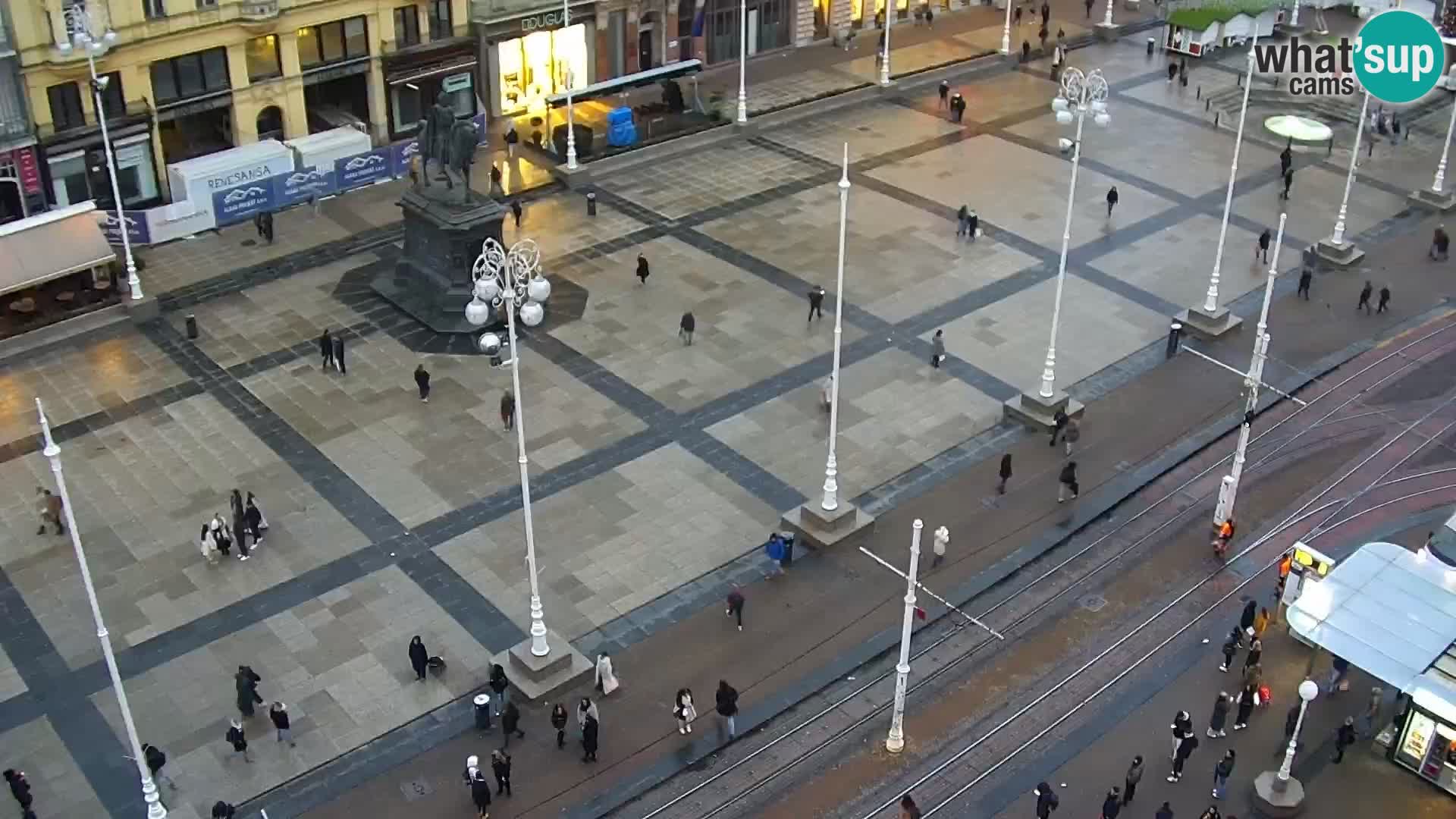 Piazza Ban Jelačić livecam Zagreb – Hotel Dubrovnik