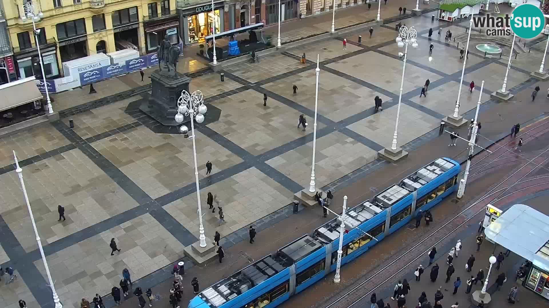 Ban Jelačić Platz  Live webcam Zagreb – Hotel Dubrovnik