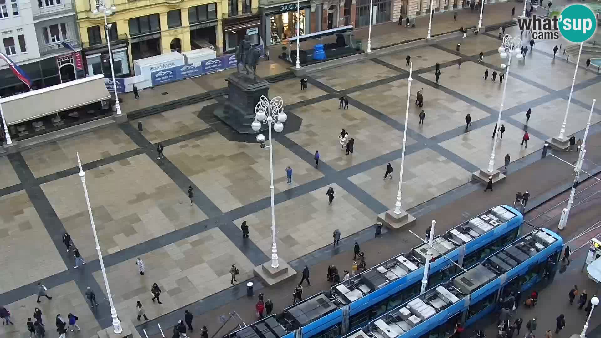 Ban Jelačić Platz  Live webcam Zagreb – Hotel Dubrovnik