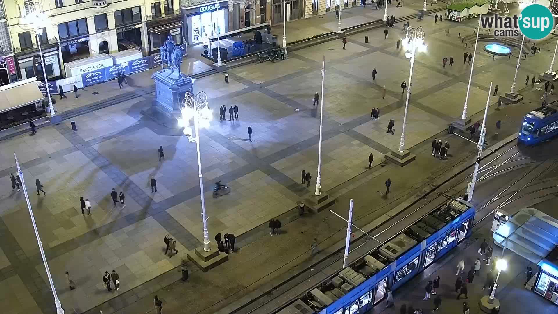 Plaza Ban Jelačić camera en vivo Zagreb – Hotel Dubrovnik