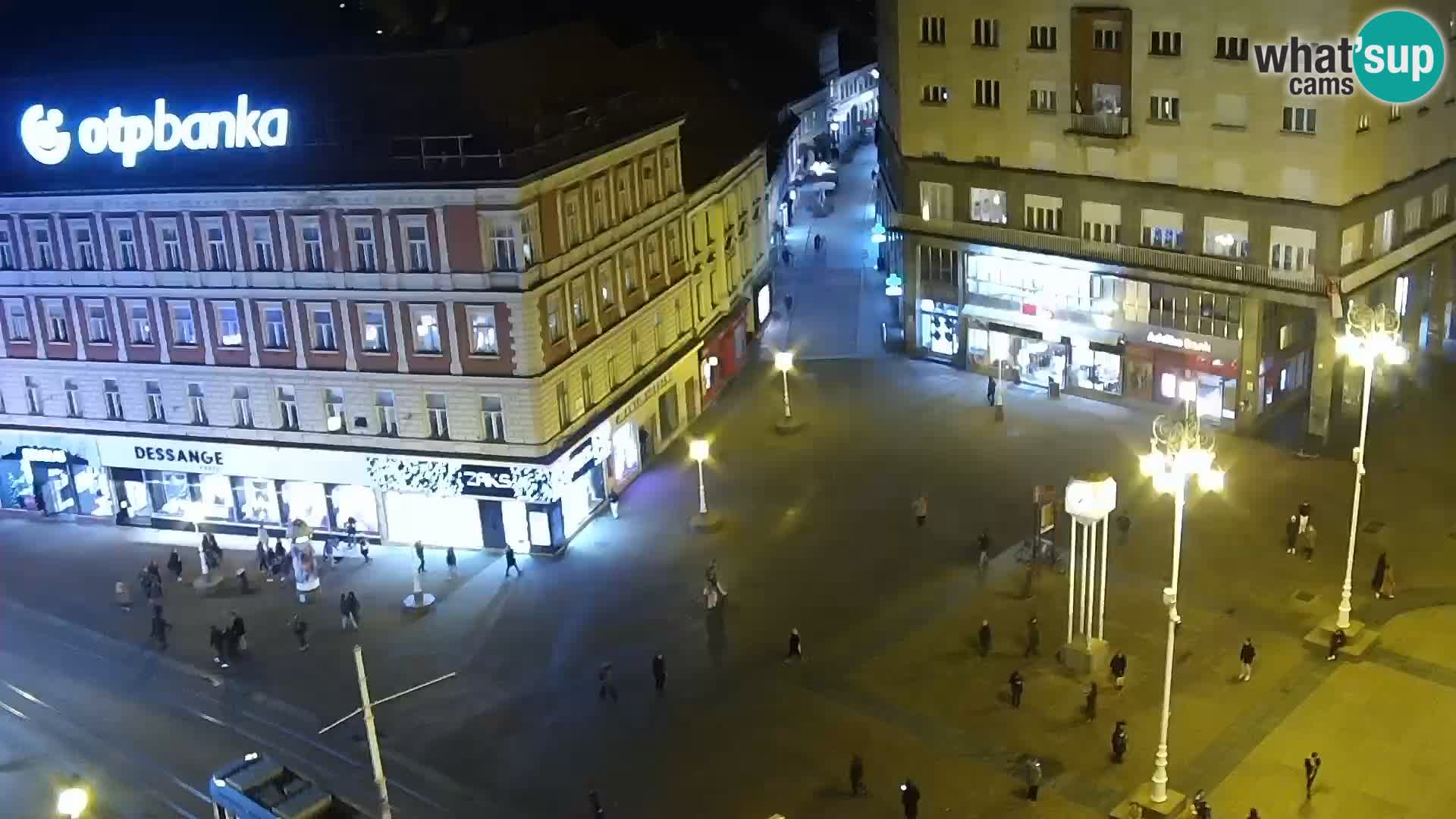 Plaza Ban Jelačić camera en vivo Zagreb – Hotel Dubrovnik