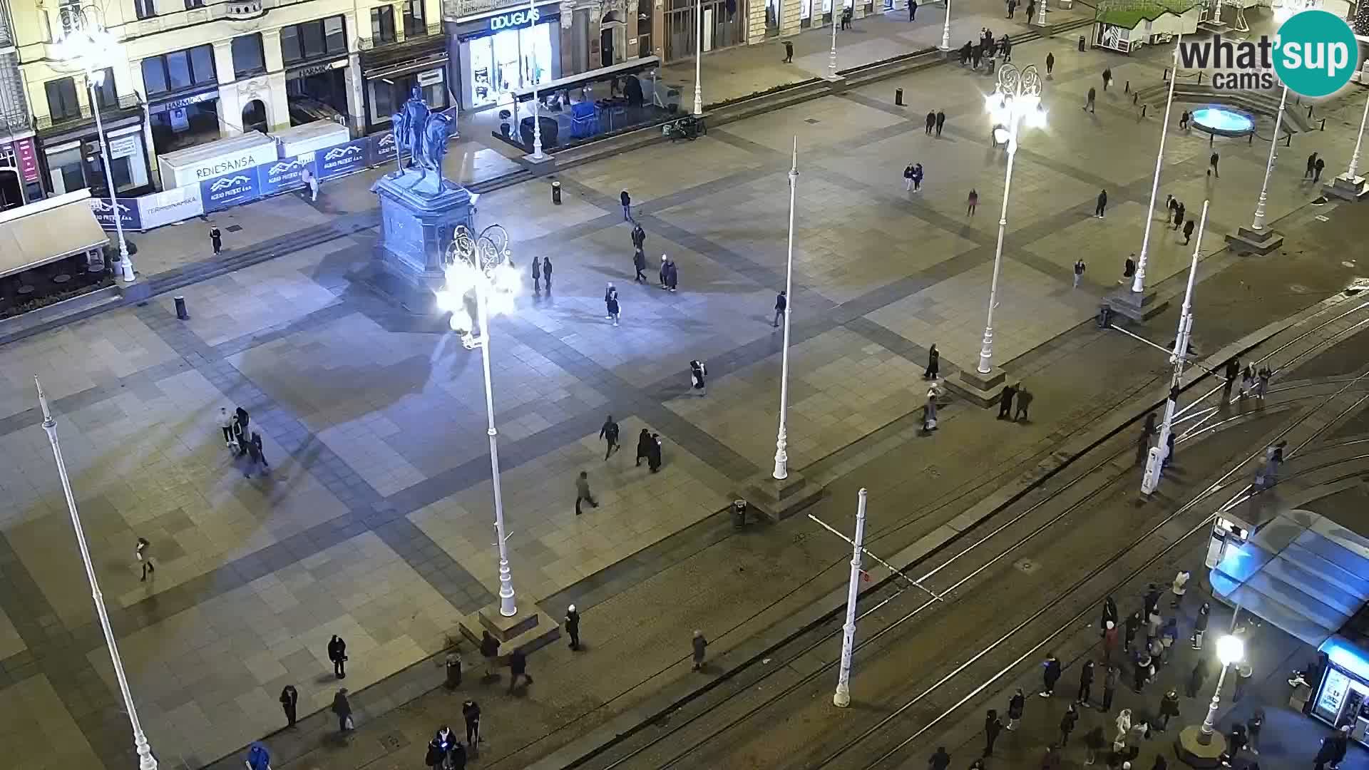 Webcam live Zagreb – Piazza Ban Jelačić