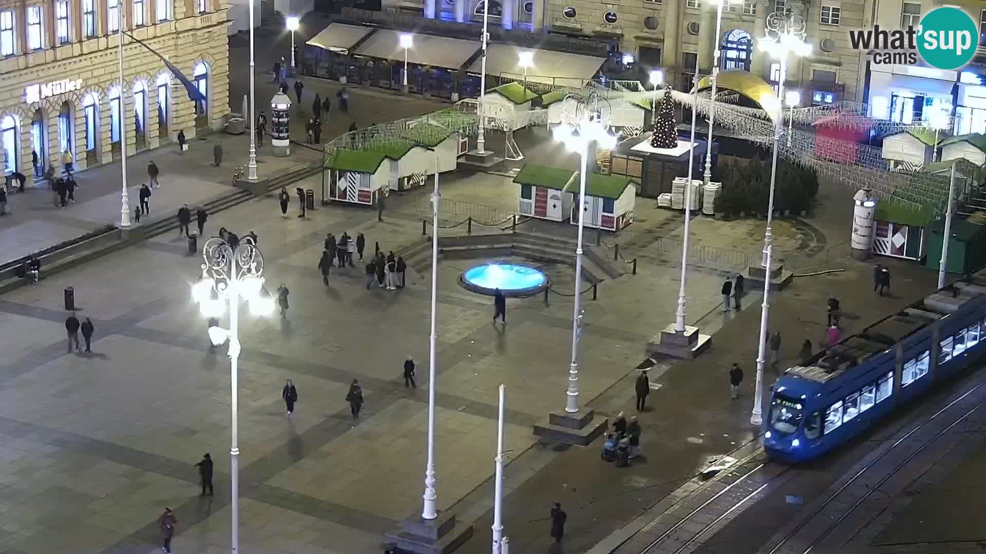 Plaza Ban Jelačić camera en vivo Zagreb – Hotel Dubrovnik