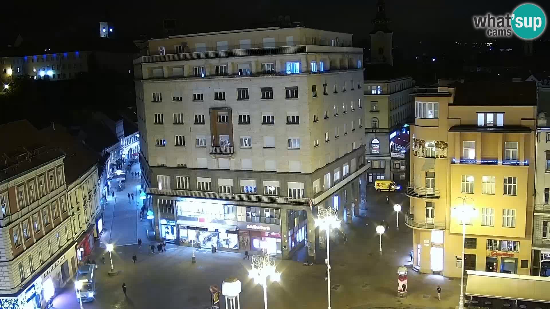 Piazza Ban Jelačić livecam Zagreb – Hotel Dubrovnik