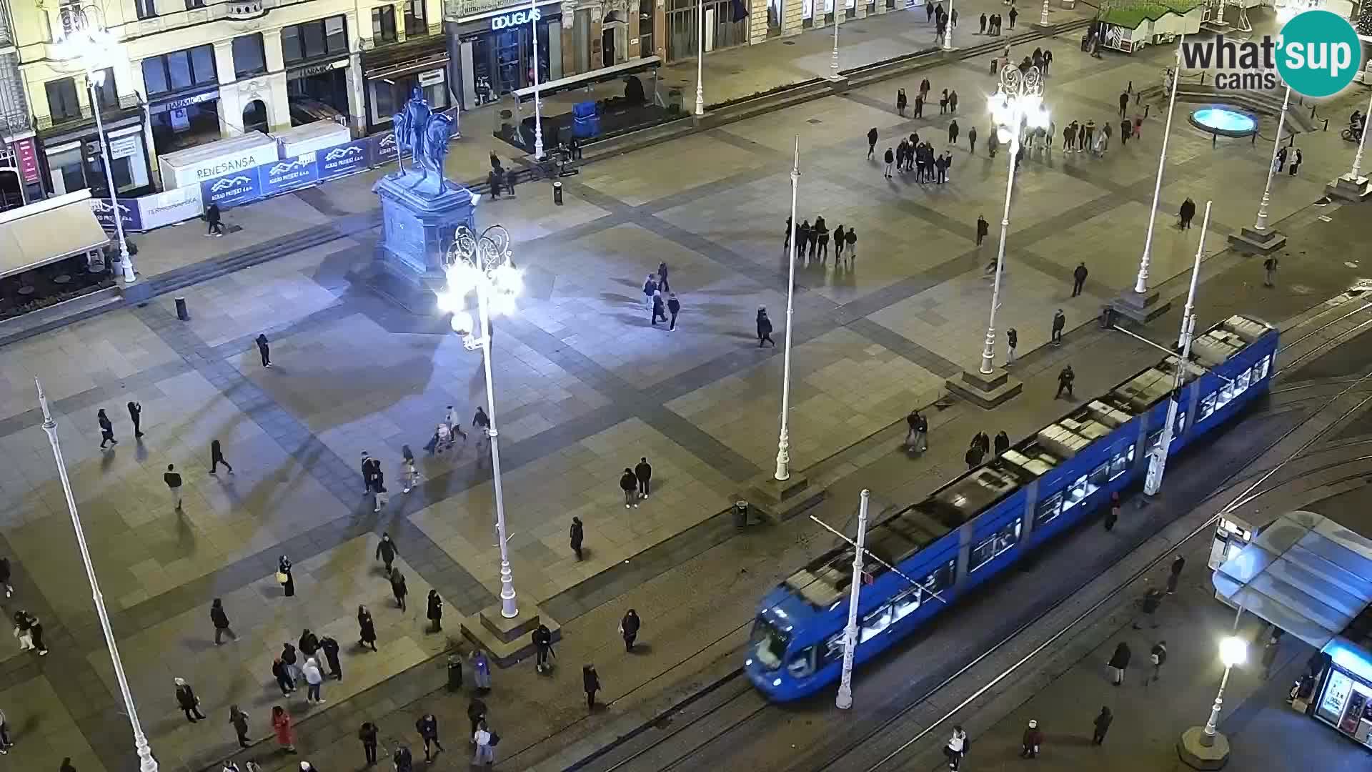 Ban Jelačić Platz  Live webcam Zagreb – Hotel Dubrovnik