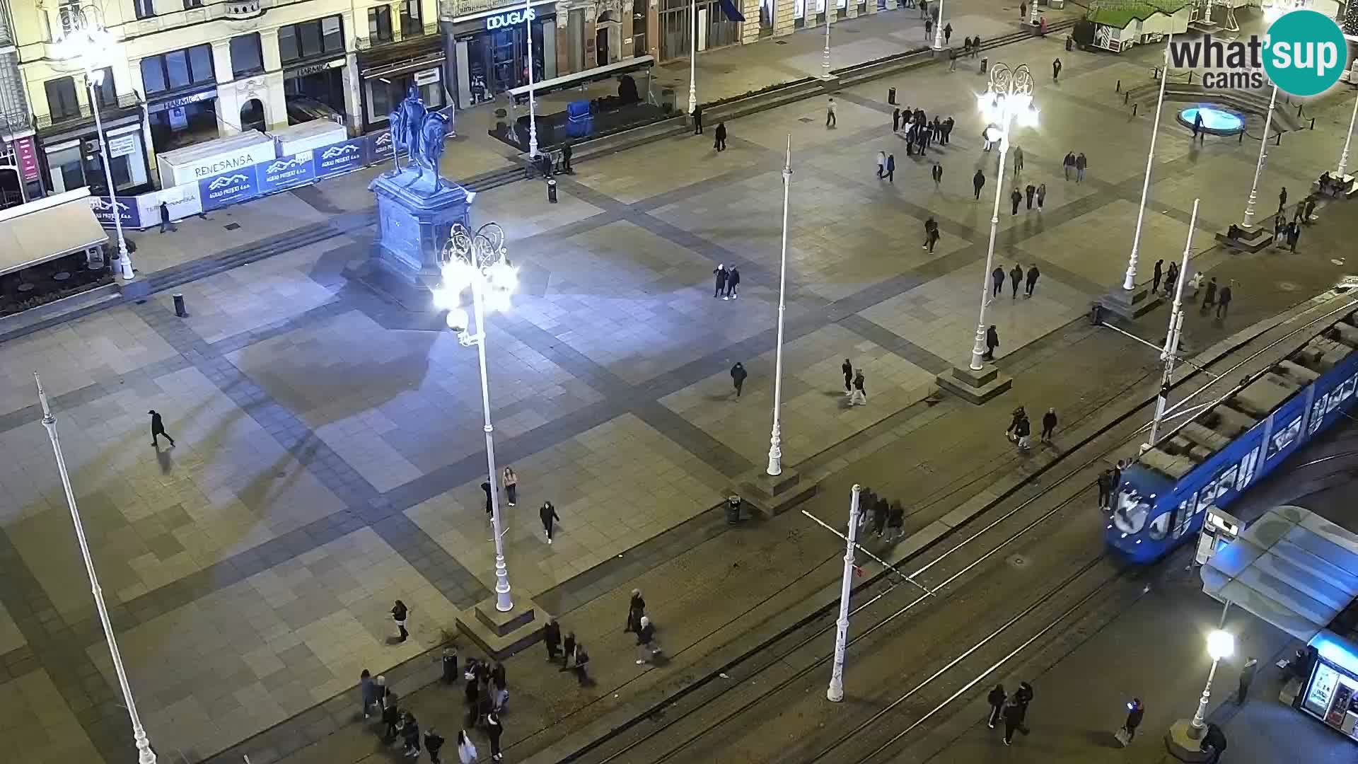 Piazza Ban Jelačić livecam Zagreb – Hotel Dubrovnik