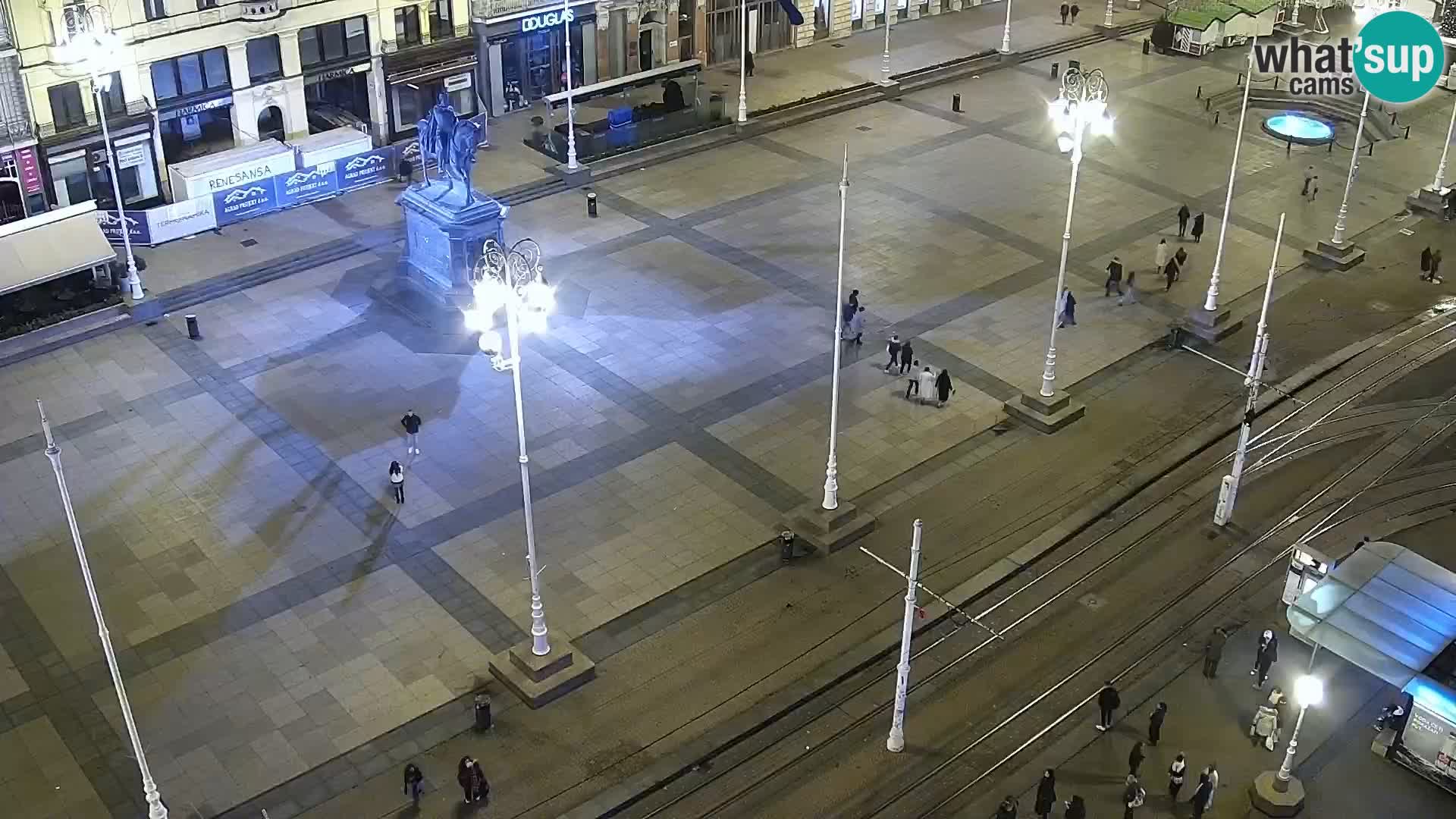 Webcam live Zagreb – Piazza Ban Jelačić