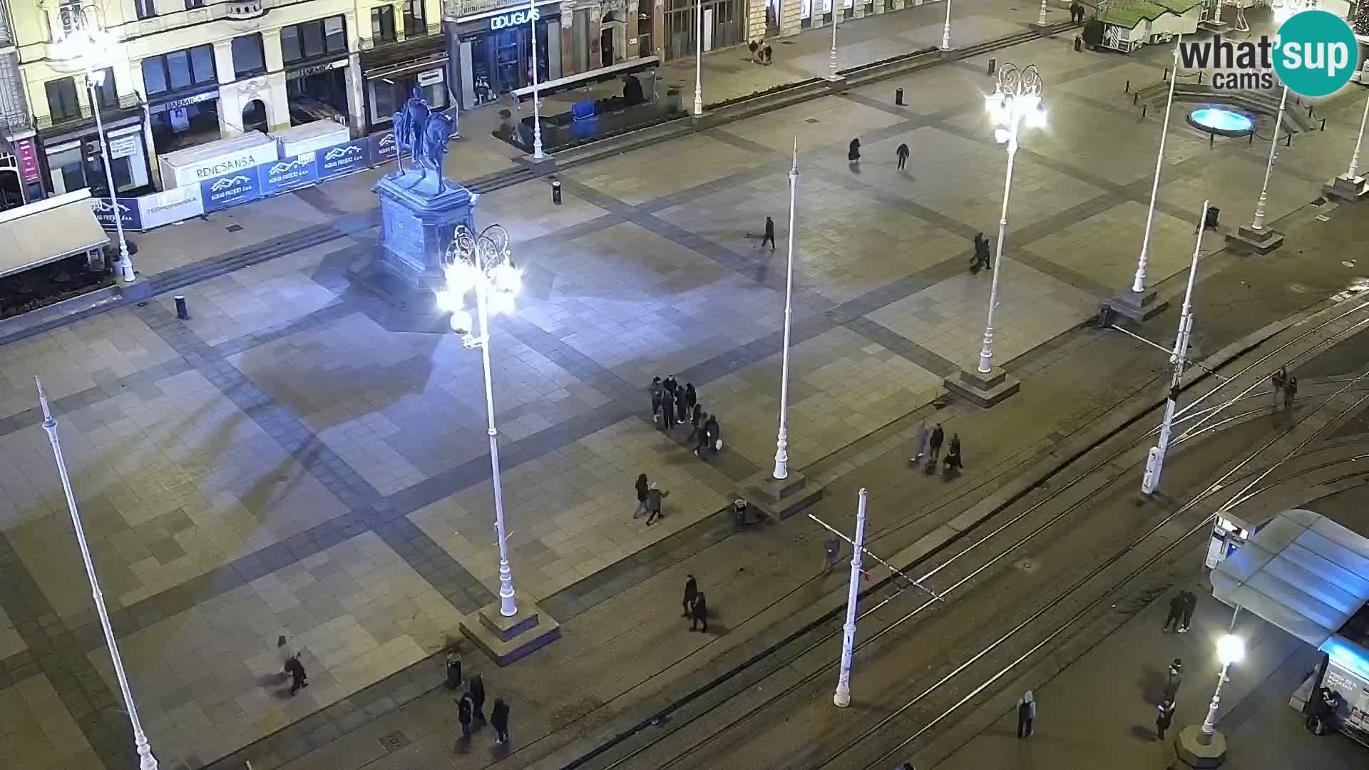 Piazza Ban Jelačić livecam Zagreb – Hotel Dubrovnik