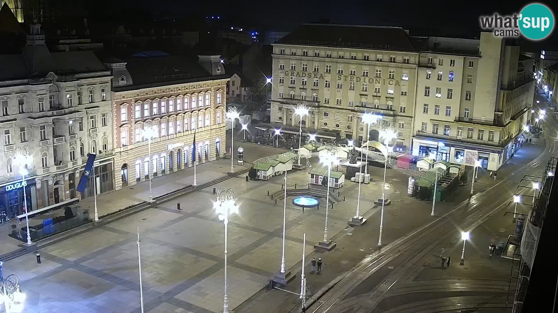 Ban Jelačić Platz  Live webcam Zagreb – Hotel Dubrovnik