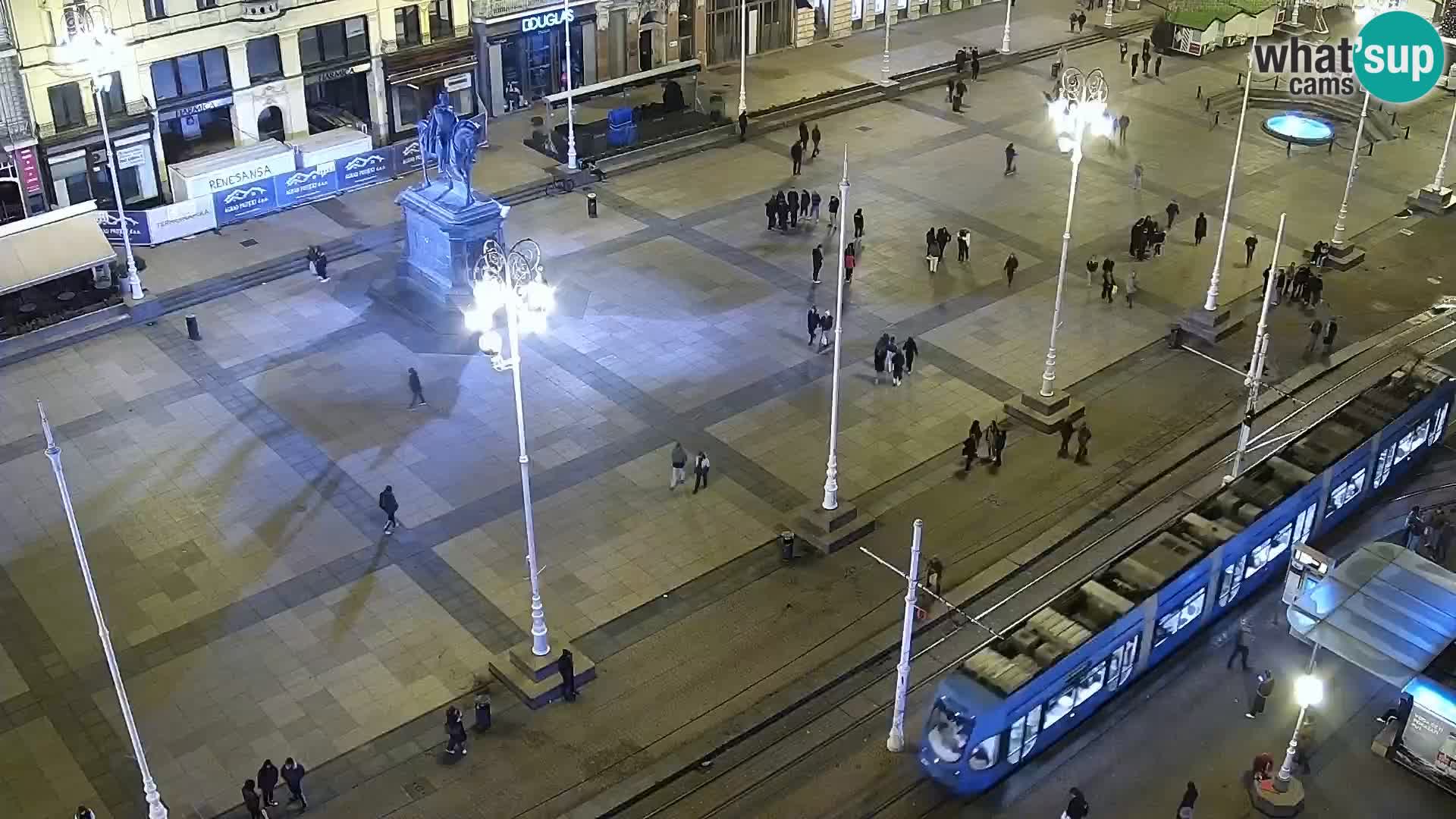 Piazza Ban Jelačić livecam Zagreb – Hotel Dubrovnik