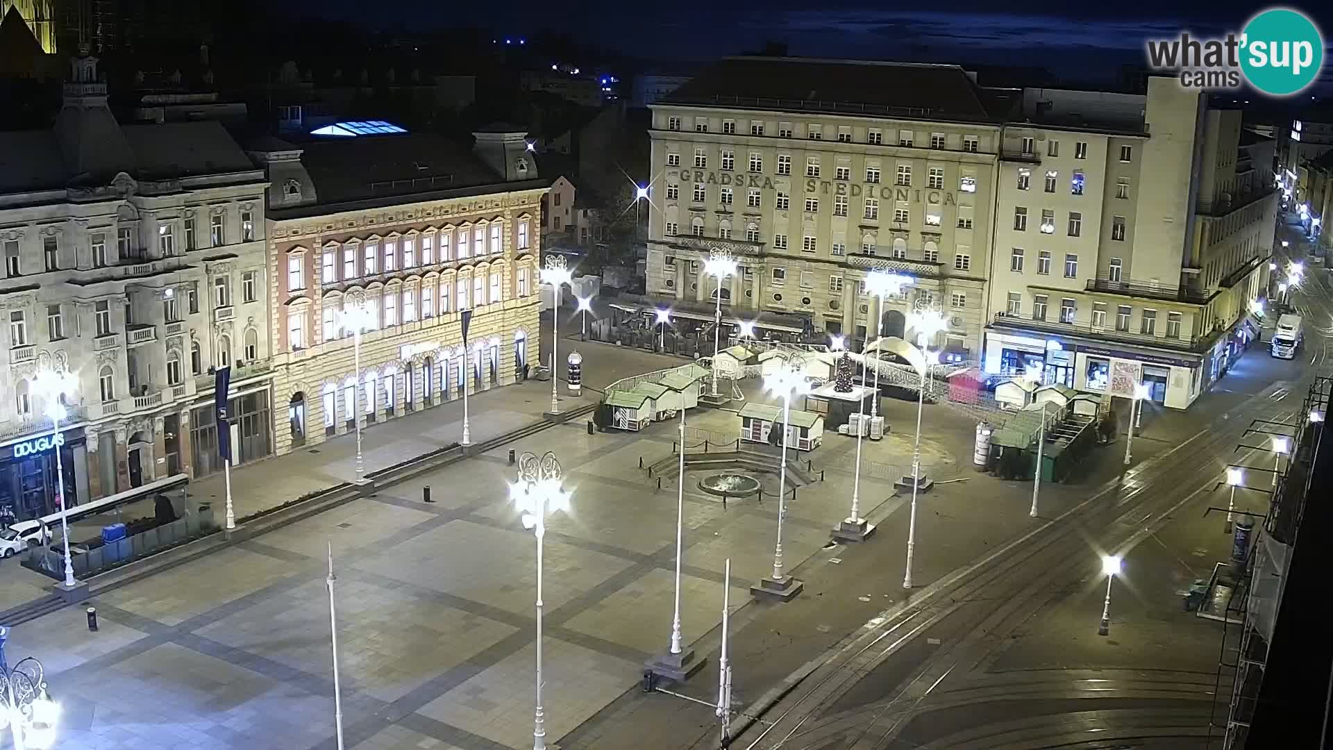 Ban Jelačić Platz  Live webcam Zagreb – Hotel Dubrovnik