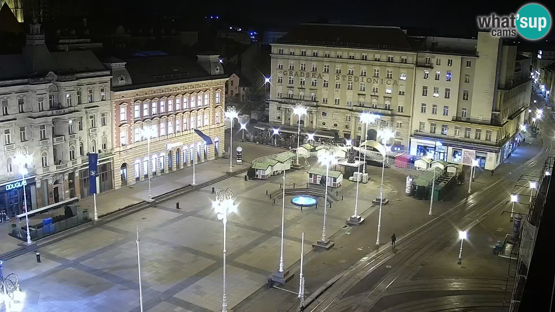 Plaza Ban Jelačić camera en vivo Zagreb – Hotel Dubrovnik