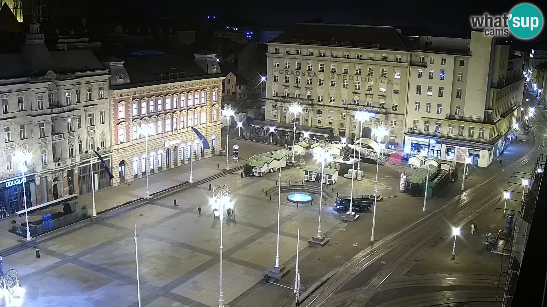 Piazza Ban Jelačić livecam Zagreb – Hotel Dubrovnik