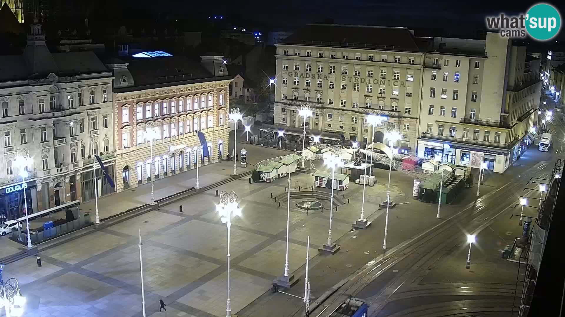 Webcam live Zagreb – Piazza Ban Jelačić