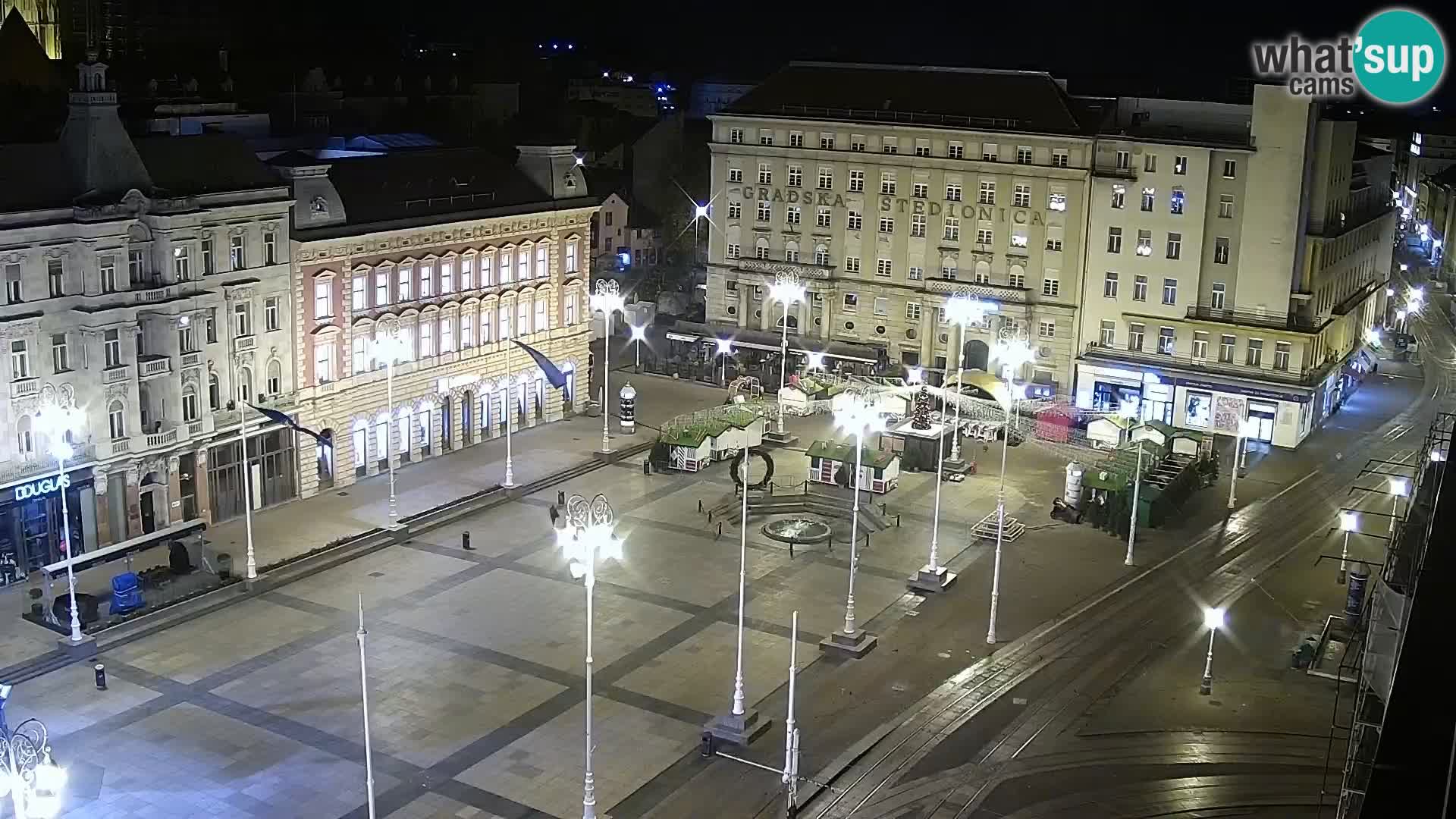 Ban Jelačić Platz  Live webcam Zagreb – Hotel Dubrovnik