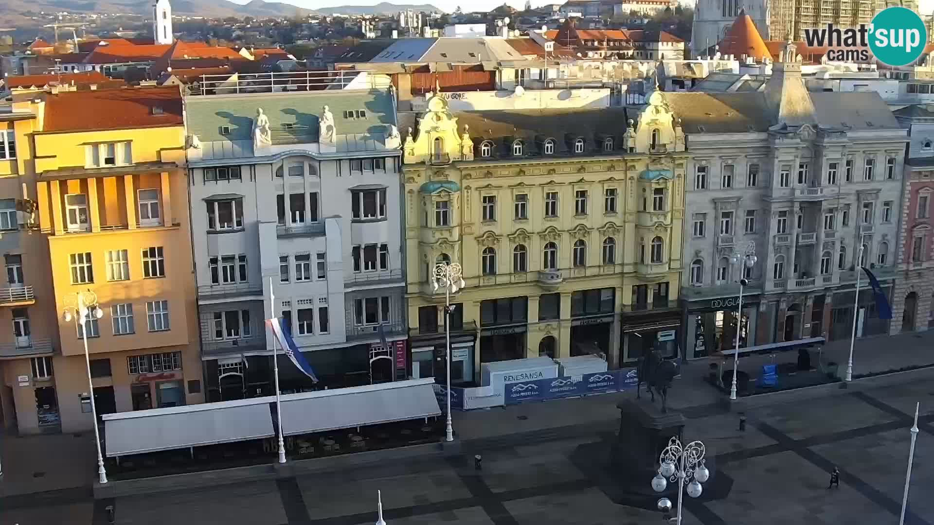 Webcam live Zagreb – Piazza Ban Jelačić