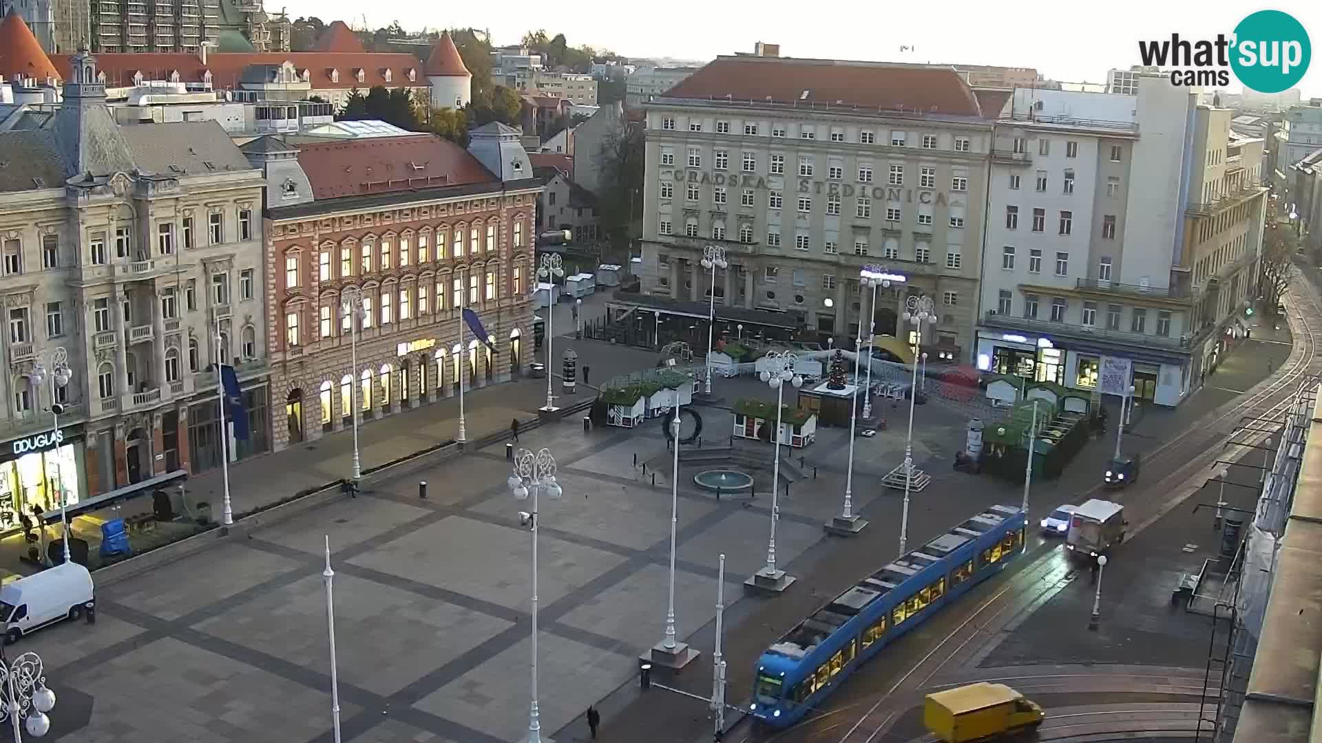 Ban Jelačić Platz  Live webcam Zagreb – Hotel Dubrovnik