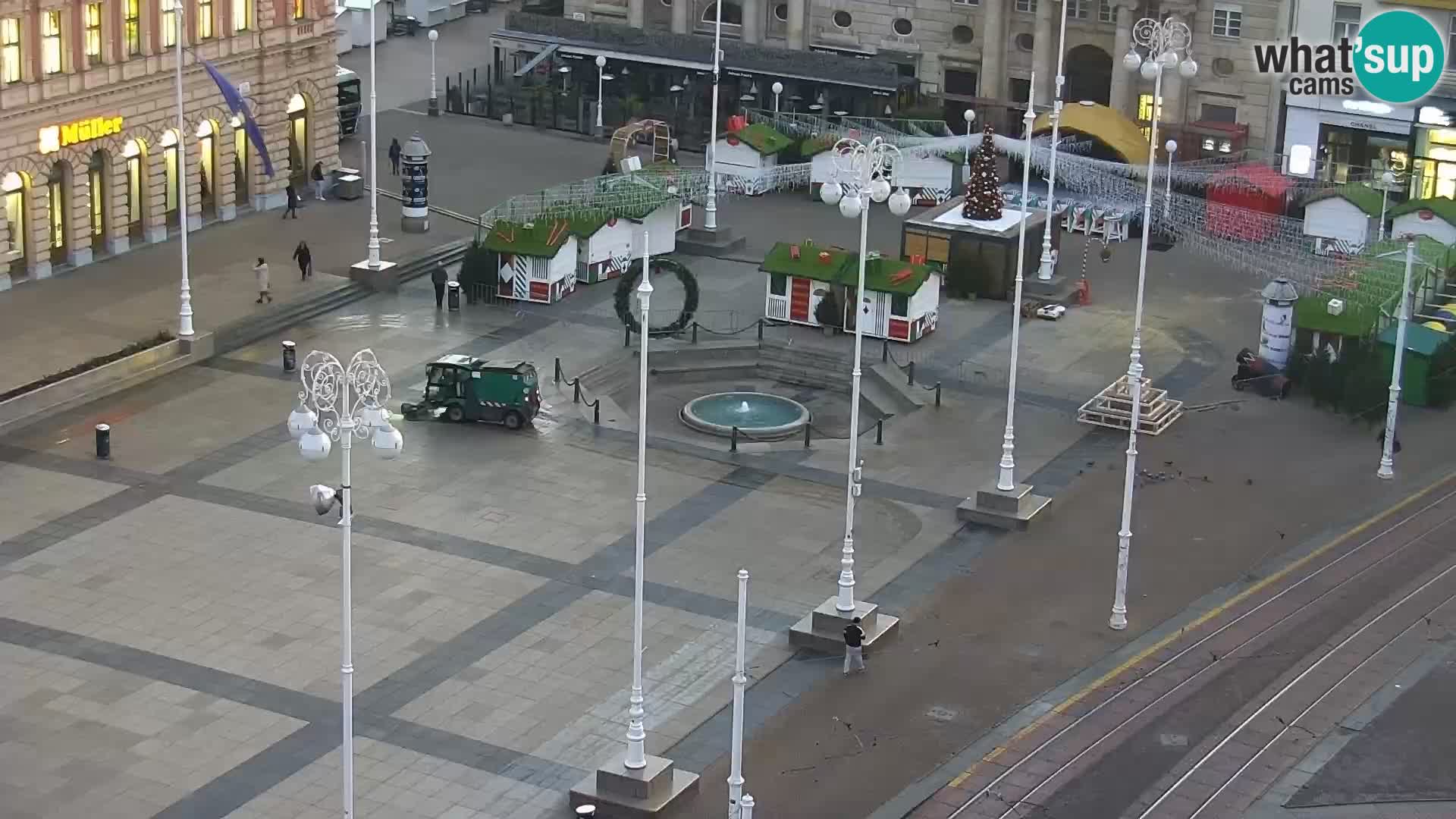 Webcam live Zagreb – Piazza Ban Jelačić