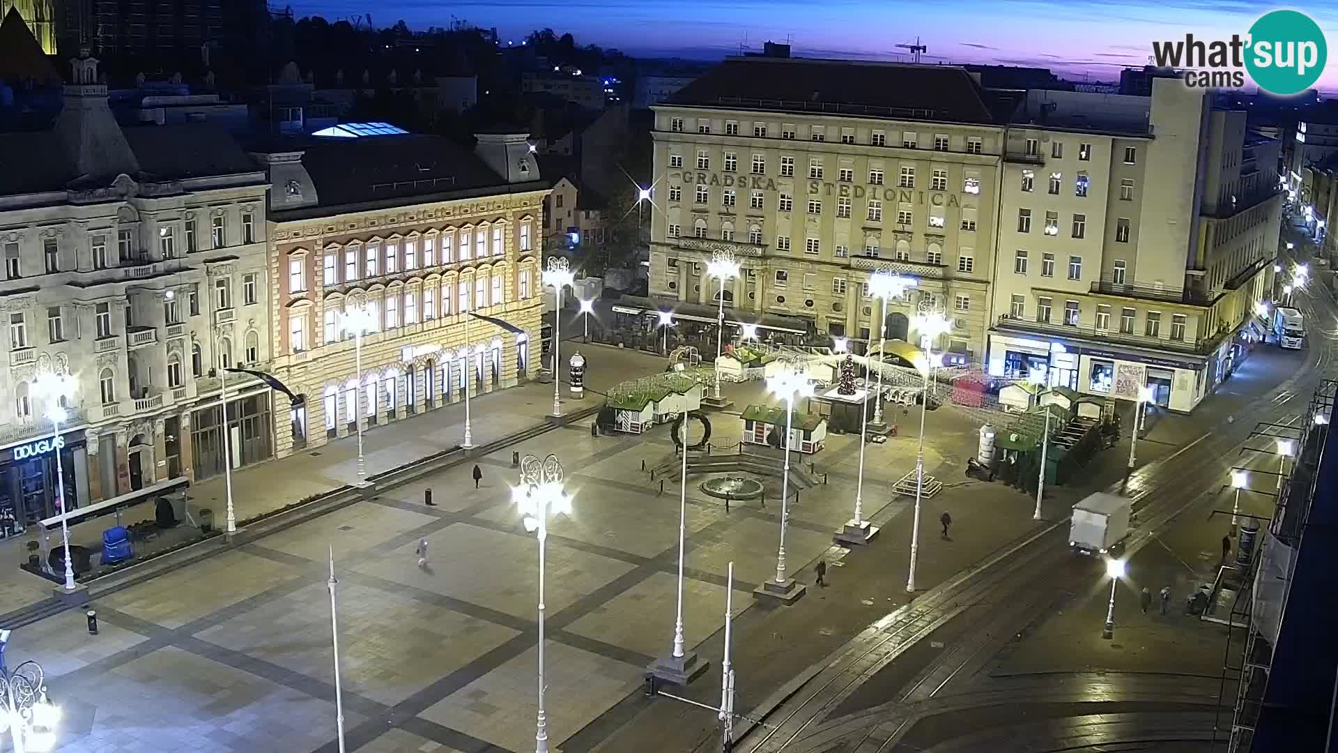 Piazza Ban Jelačić livecam Zagreb – Hotel Dubrovnik