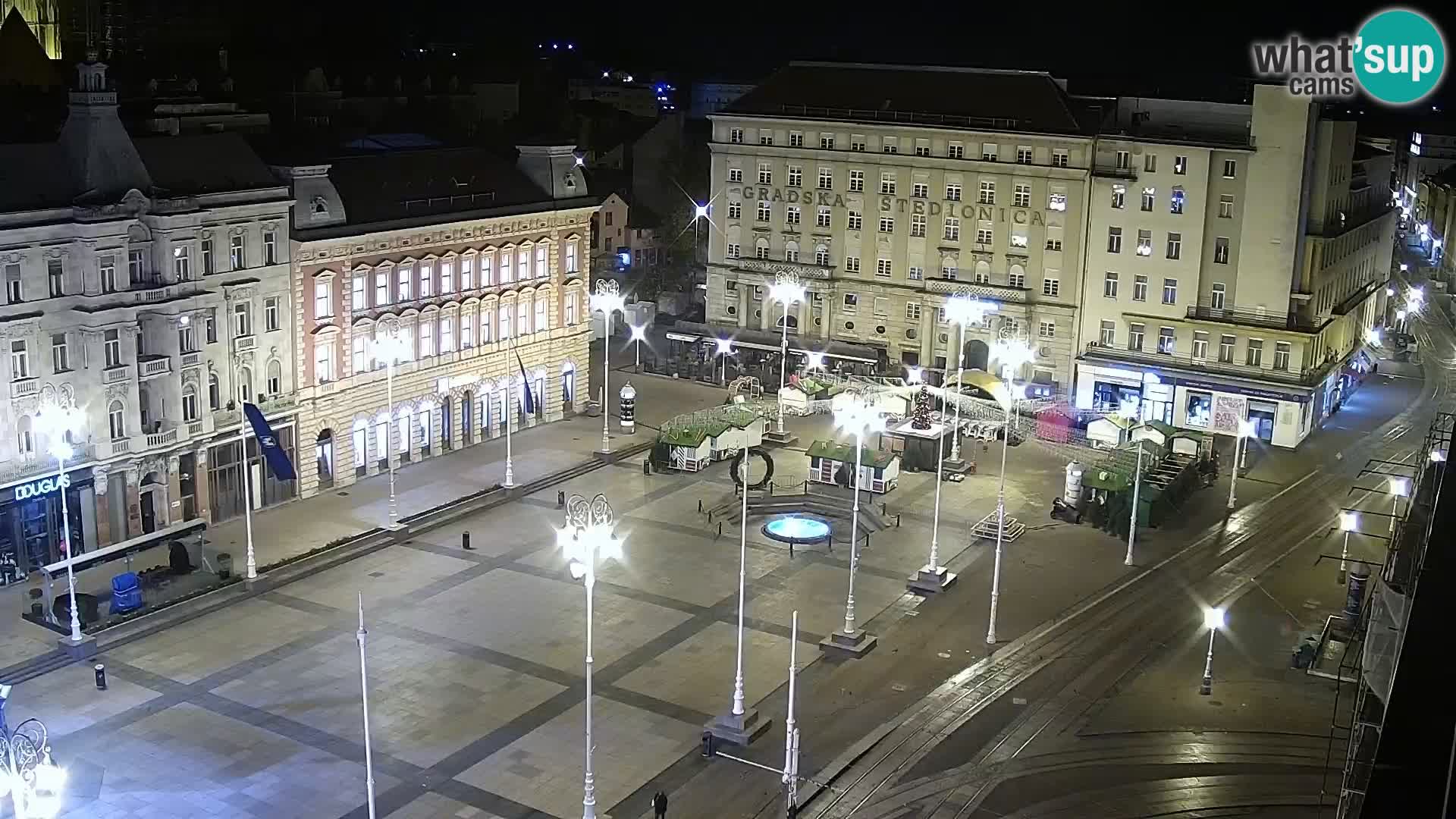 Ban Jelačić Platz  Live webcam Zagreb – Hotel Dubrovnik