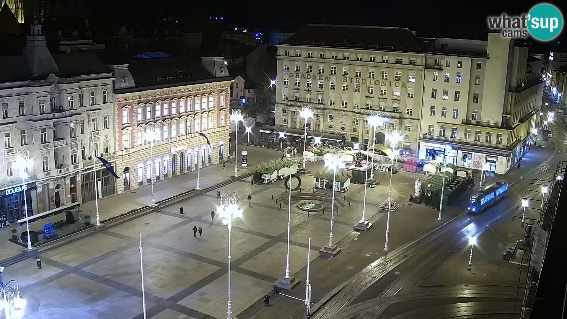 Ban Jelačić Platz  Live webcam Zagreb – Hotel Dubrovnik