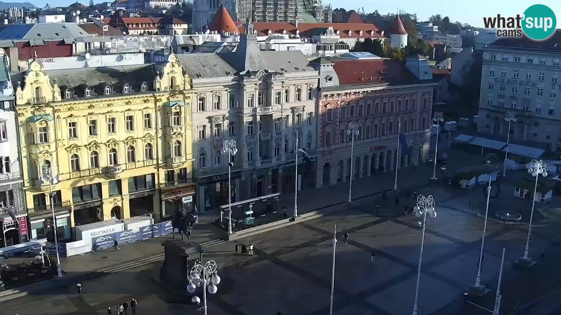 Plaza Ban Jelačić camera en vivo Zagreb – Hotel Dubrovnik