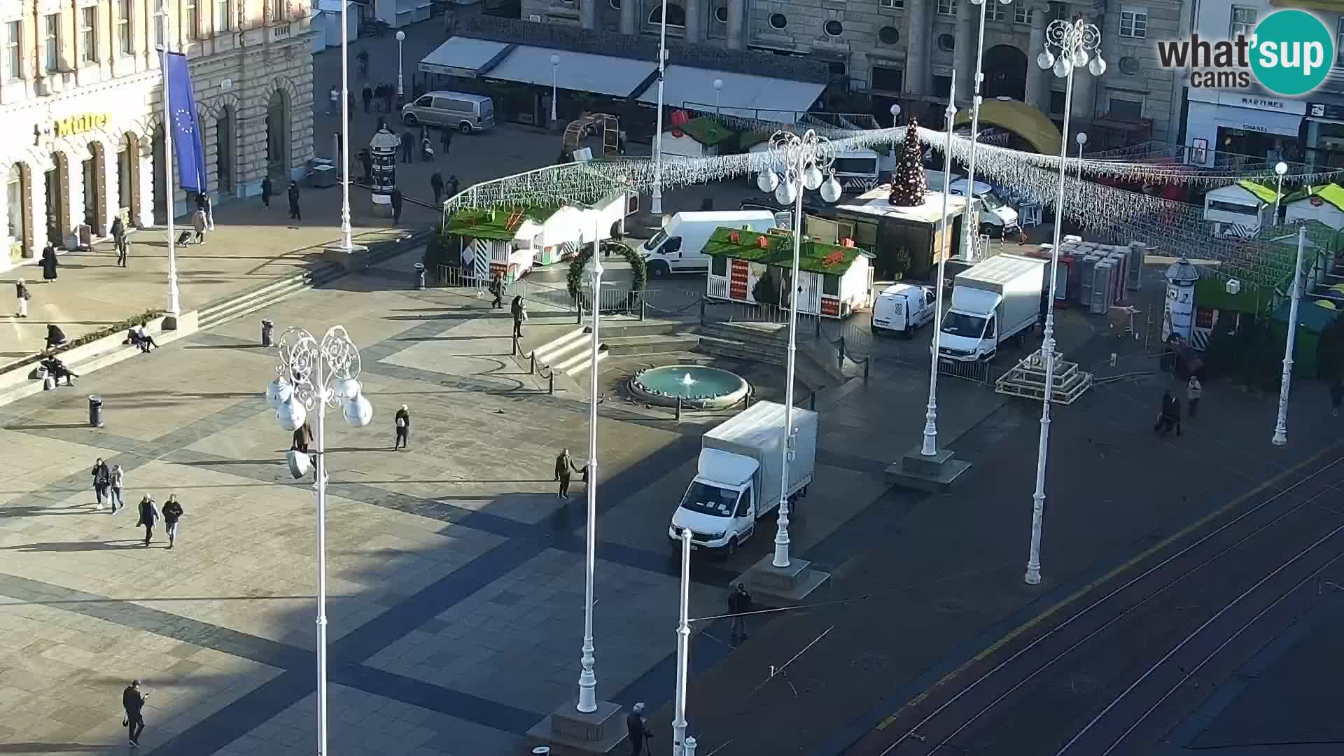 Piazza Ban Jelačić livecam Zagreb – Hotel Dubrovnik